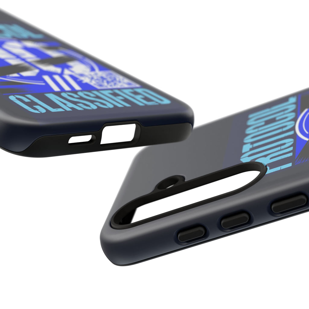 CipherCore Redacted Dual-Layer Phone Case | Digital-Era Identity Accessory