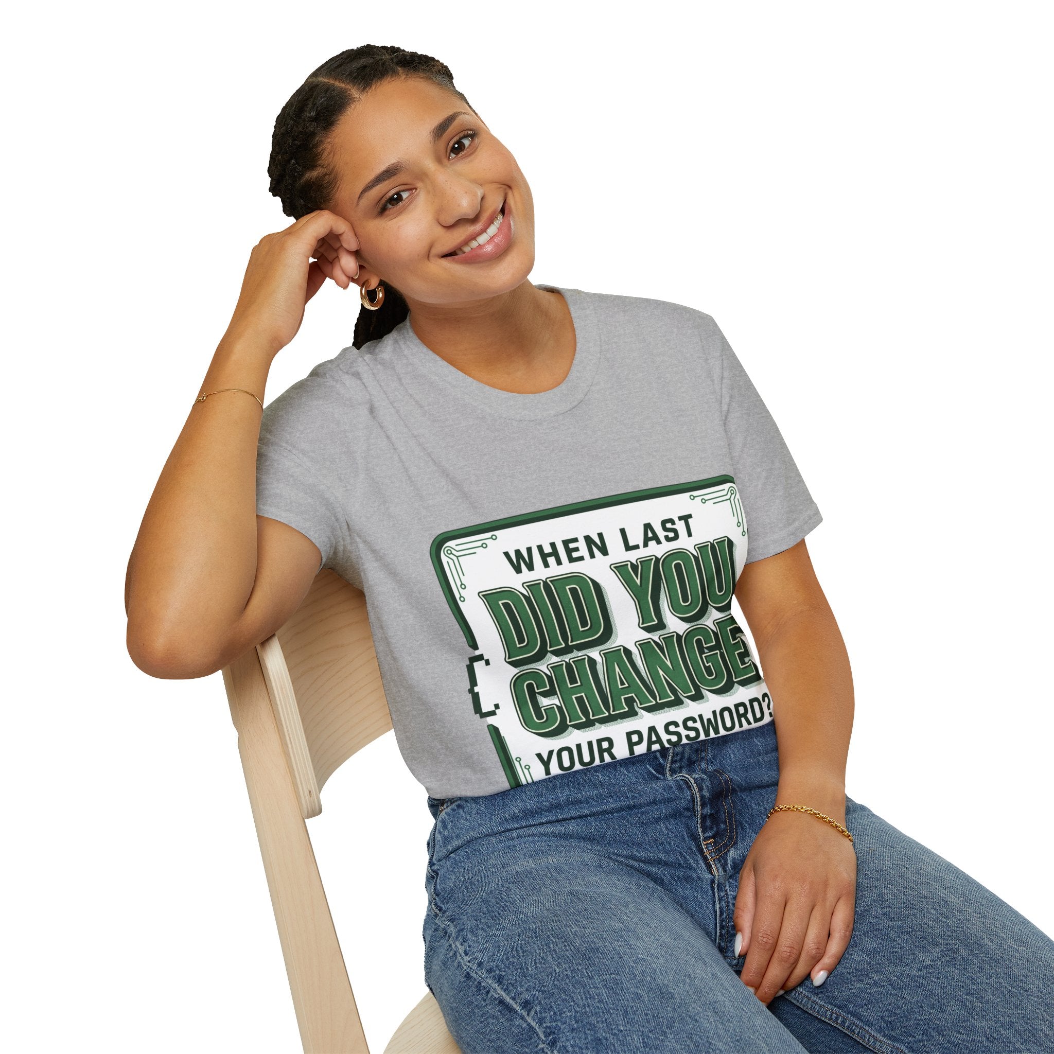 CipherCore Password Reminder Graphic Tee | Digital-Era Identity Wear