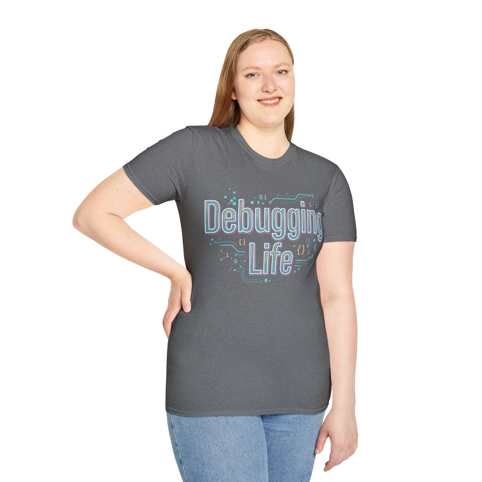 CipherCore Debugging Life Graphic Tee | Digital-Era Identity Wear