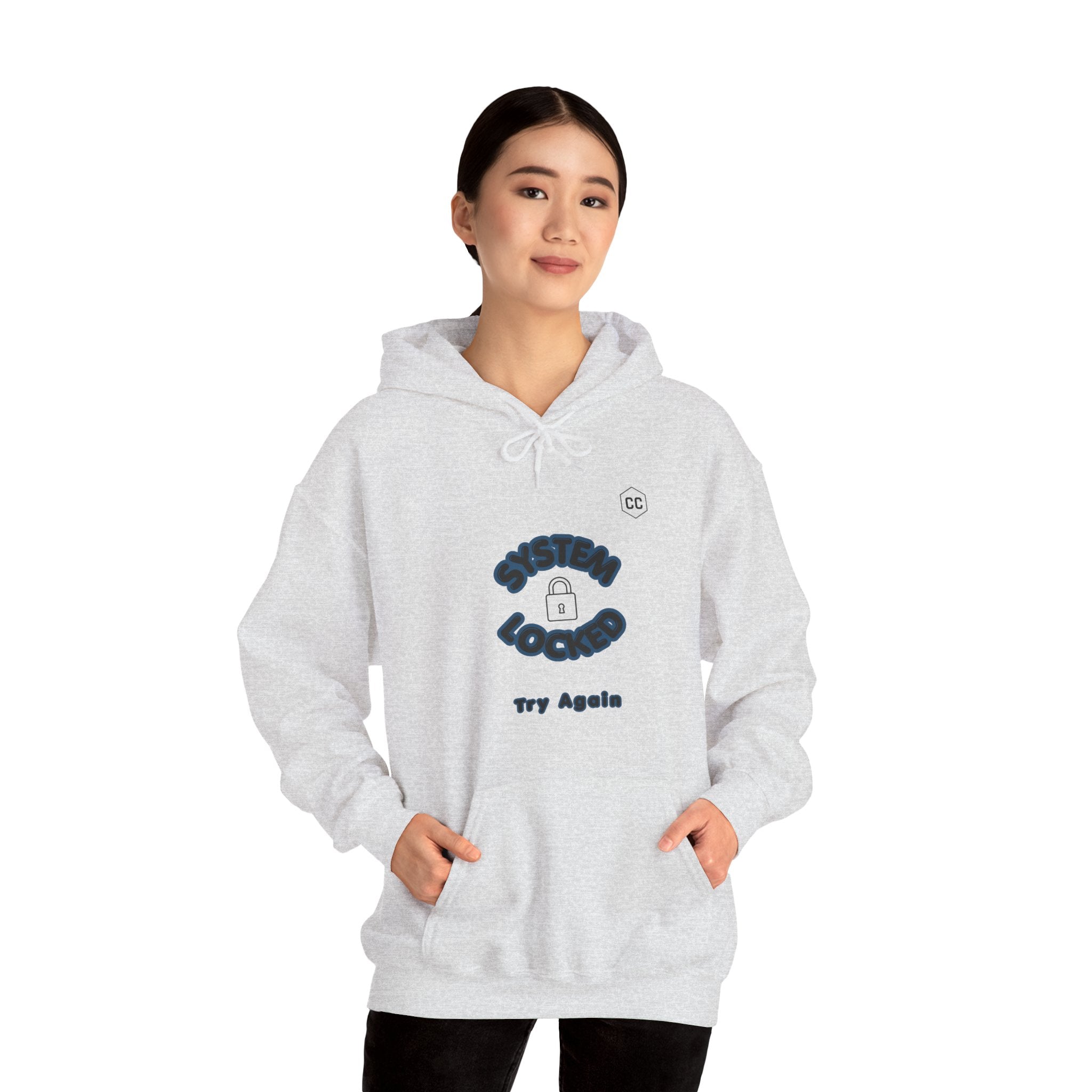 CipherCore System Locked Graphic Hoodie | Digital-Era Identity Wear