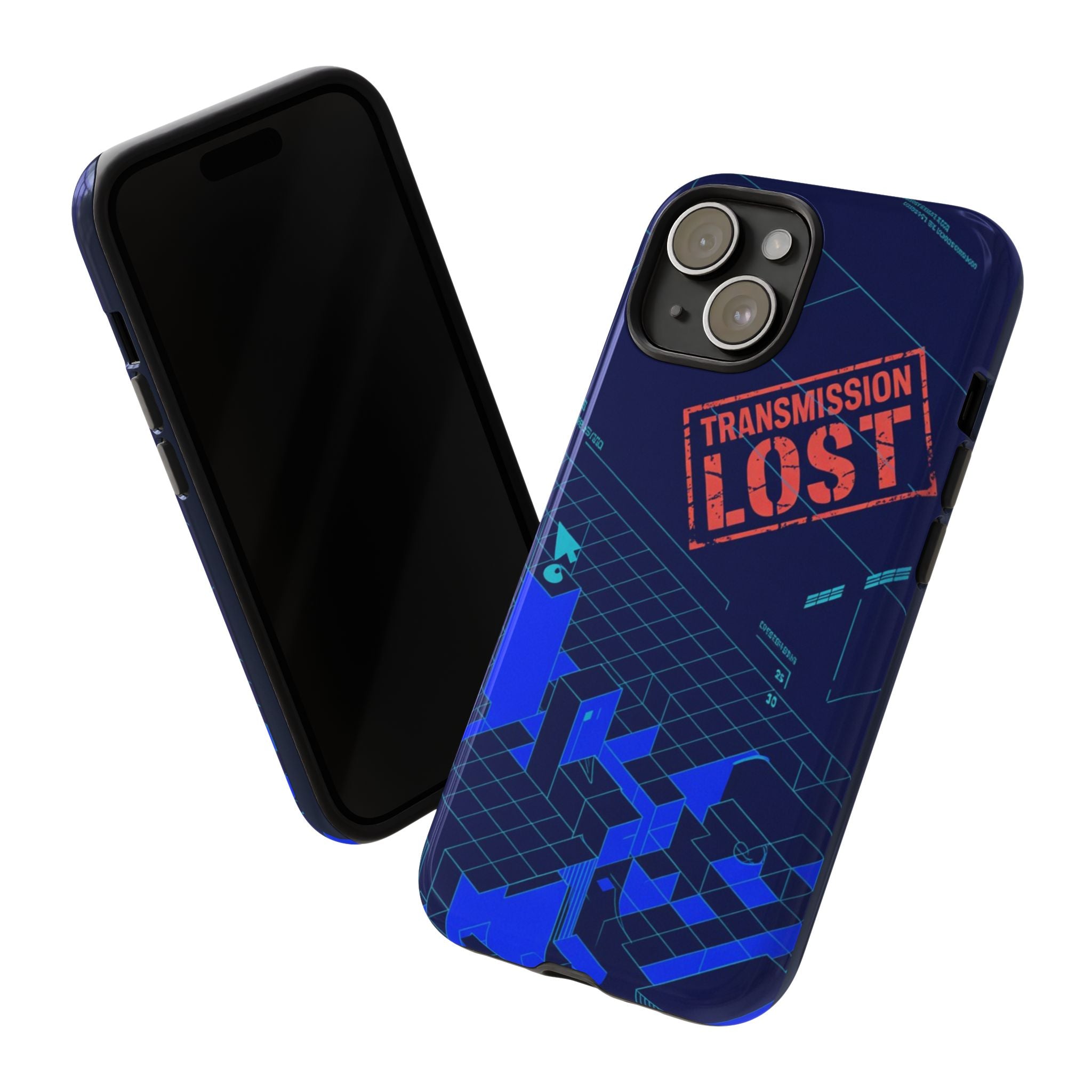CipherCore Signal Void Flexi Phone Case | Digital-Era Identity Accessory