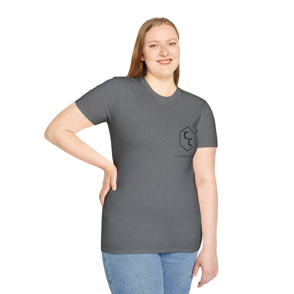 CipherCore 67 Retro Athletic Graphic Tee | Digital-Era Identity Wear
