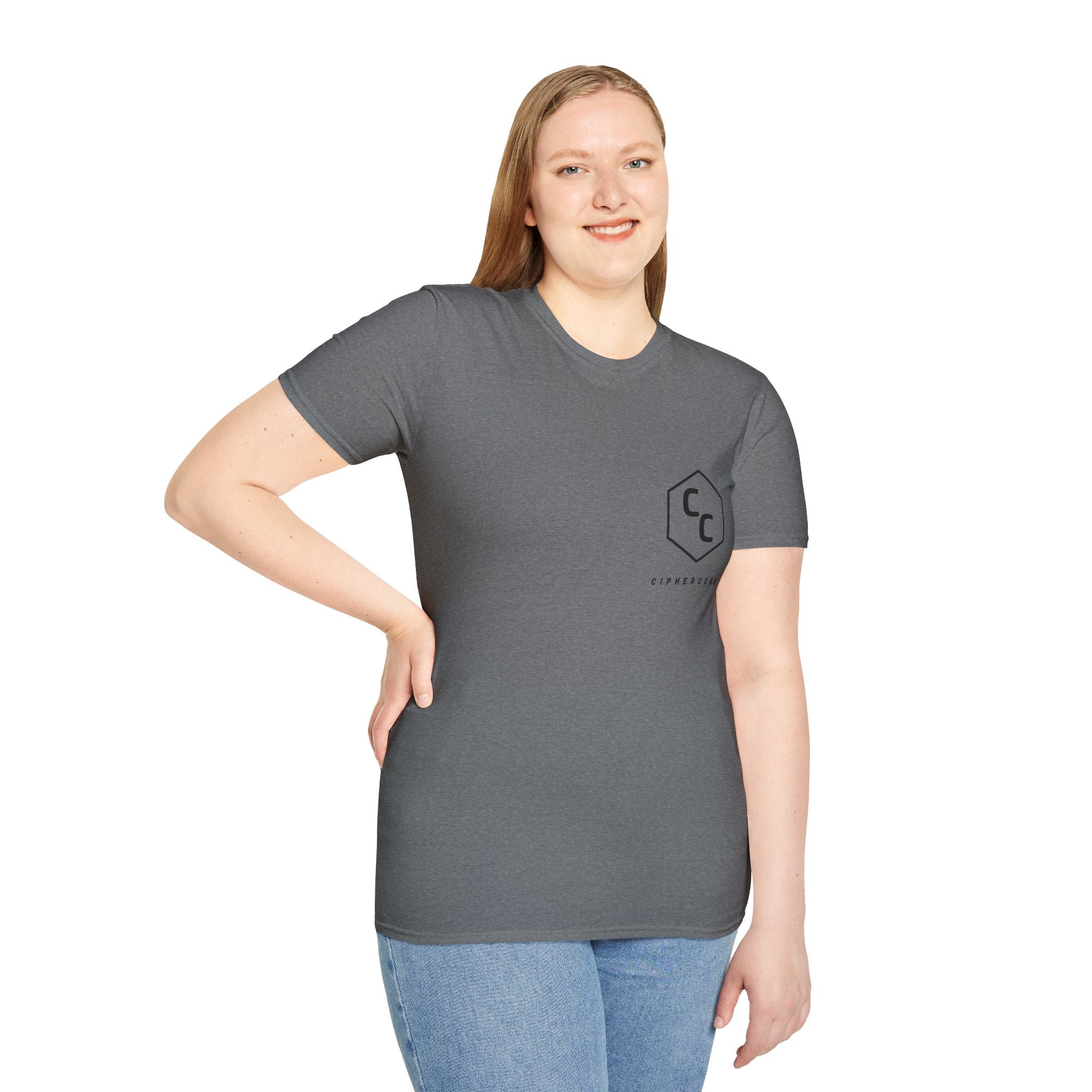 CipherCore 67 Retro Athletic Graphic Tee | Digital-Era Identity Wear