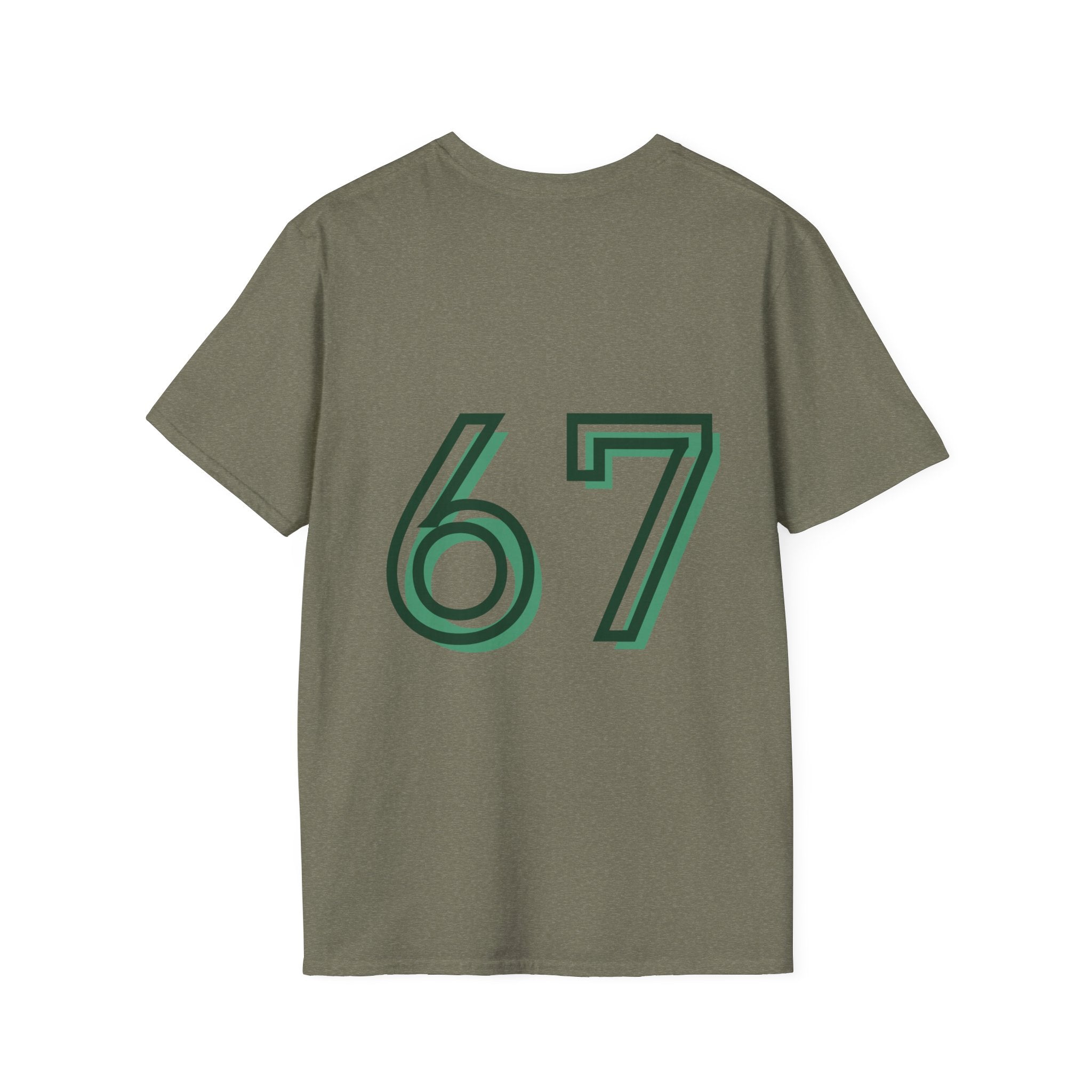 CipherCore 67 Retro Athletic Graphic Tee | Digital-Era Identity Wear
