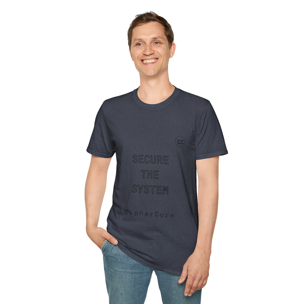 CipherCore Secure the System Graphic Tee | Digital-Era Identity Wear