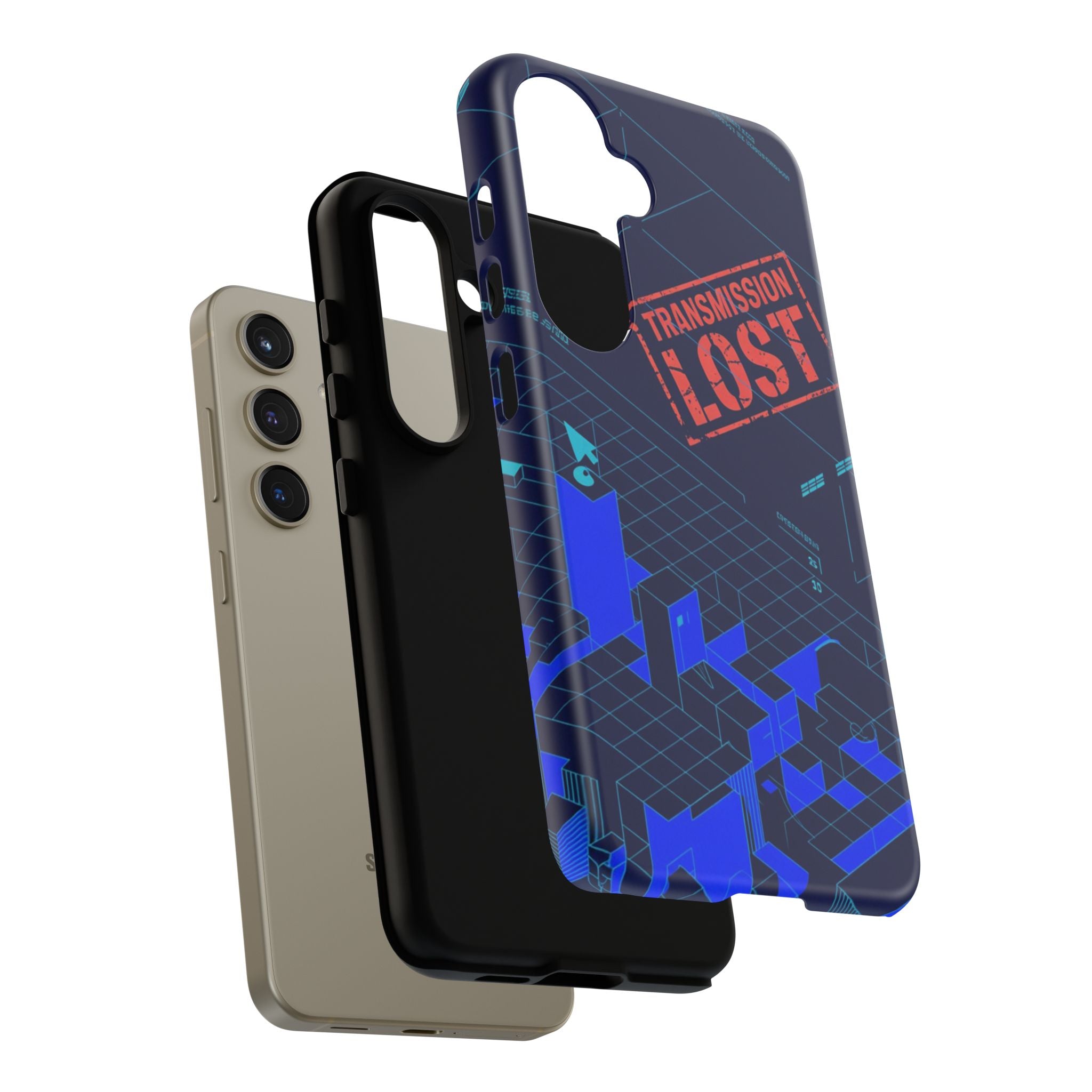 CipherCore Signal Void Flexi Phone Case | Digital-Era Identity Accessory