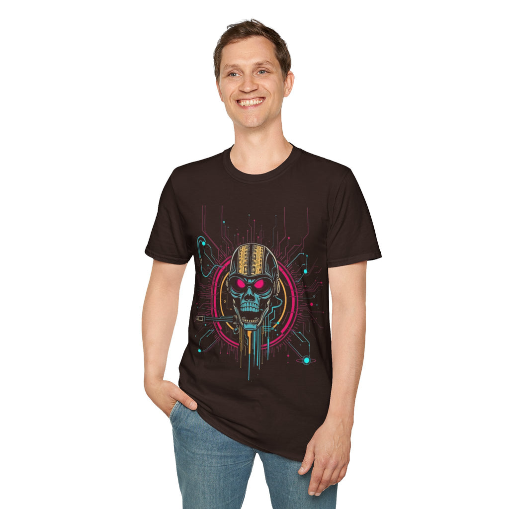 CipherCore Cyber Skull Graphic Tee | Digital-Era Identity Wear