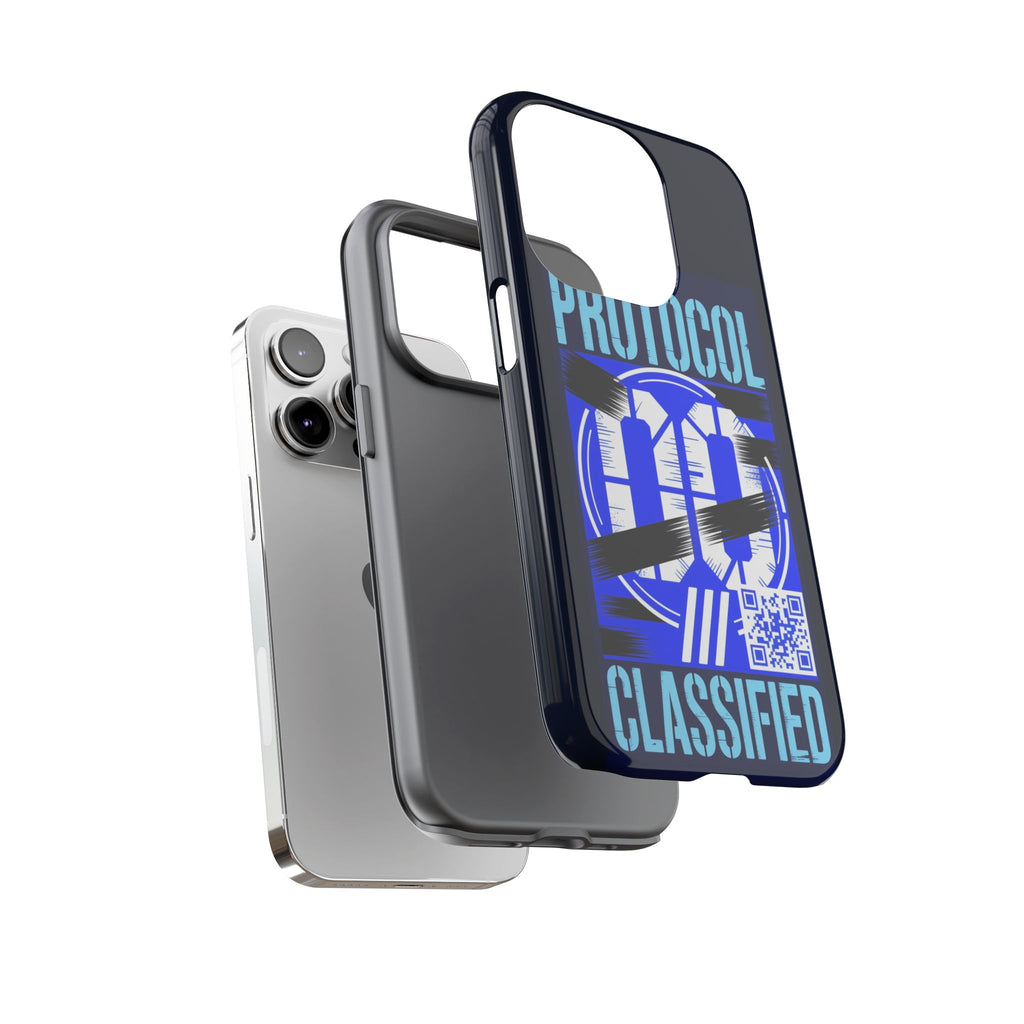 CipherCore Redacted Dual-Layer Phone Case | Digital-Era Identity Accessory