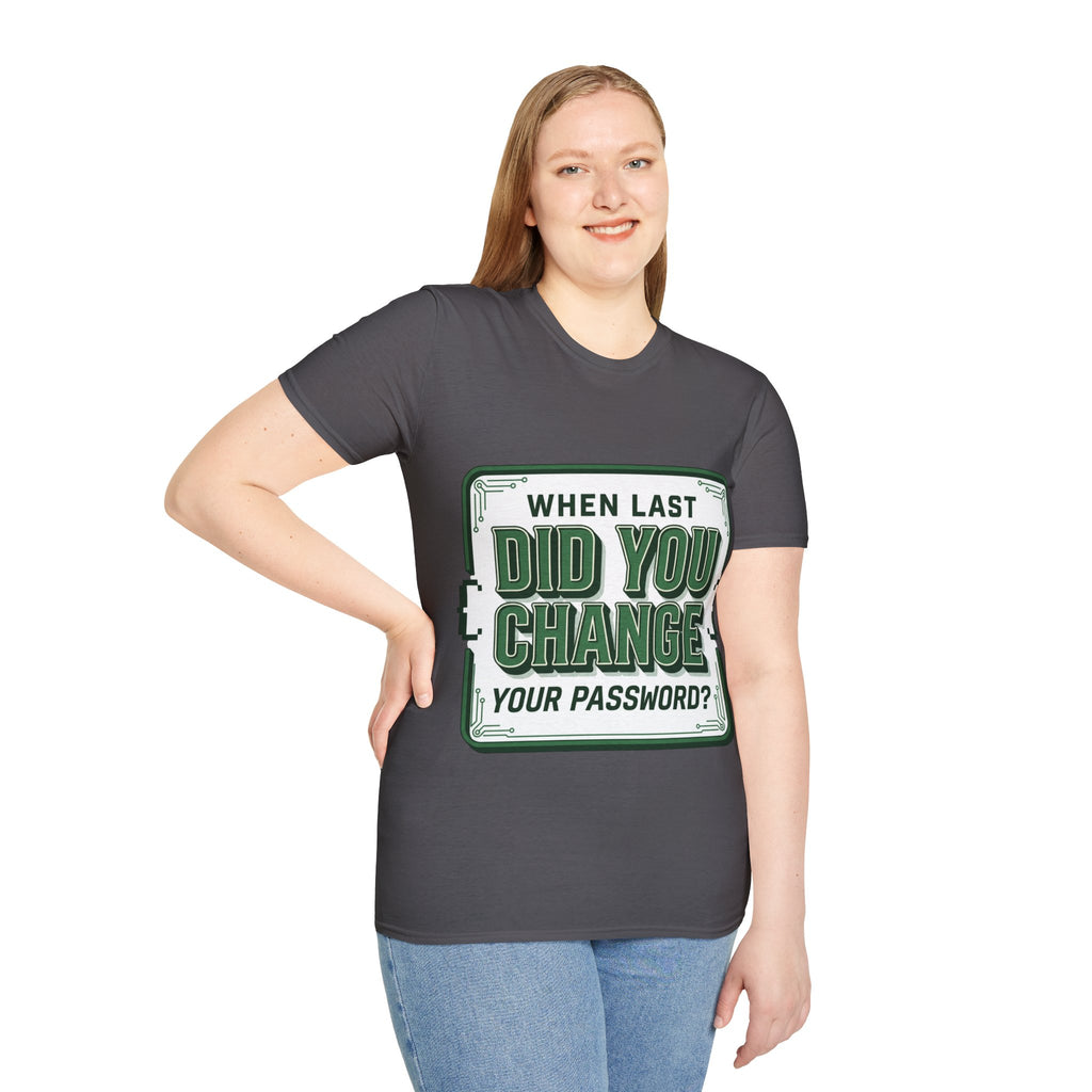 CipherCore Password Reminder Graphic Tee | Digital-Era Identity Wear