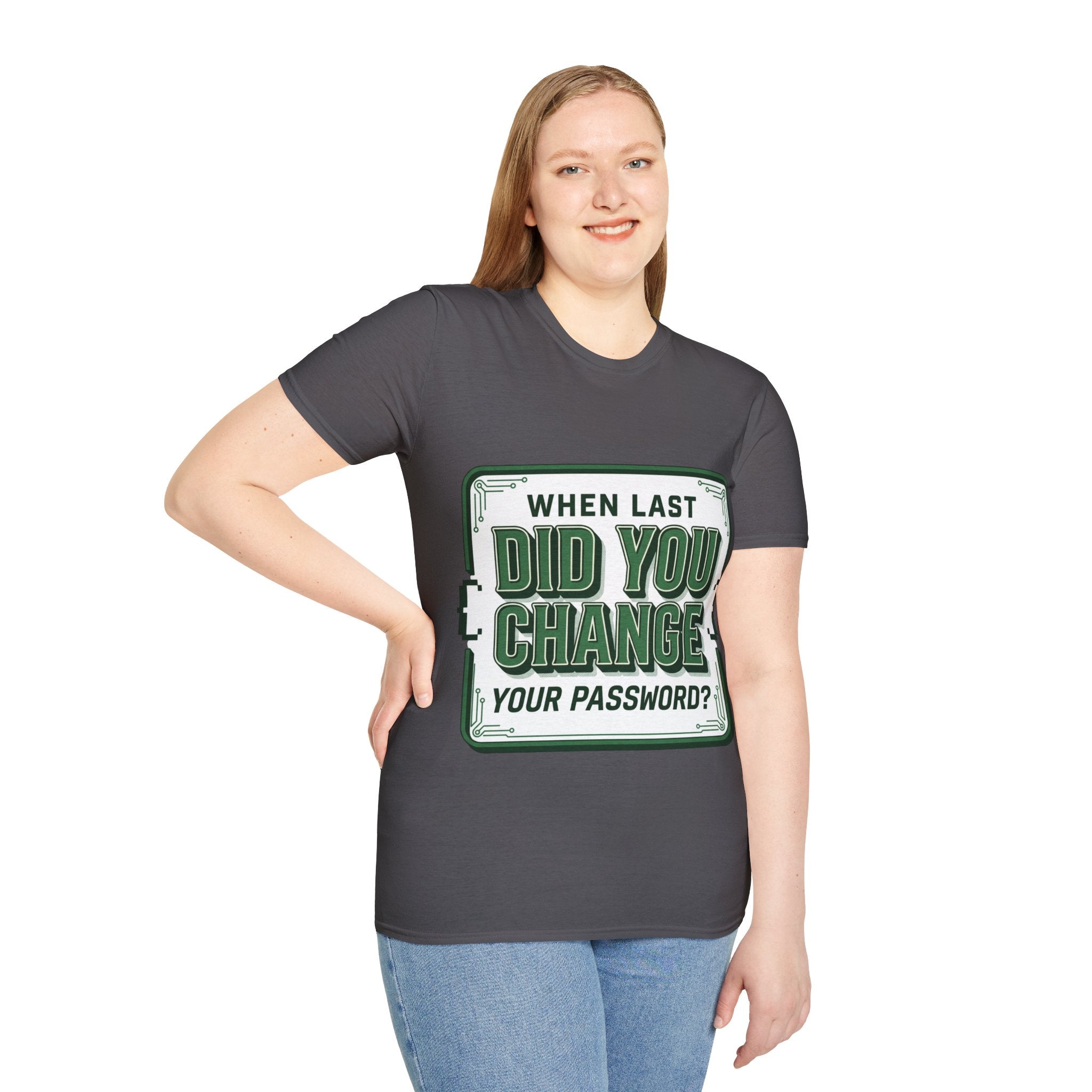 CipherCore Password Reminder Graphic Tee | Digital-Era Identity Wear