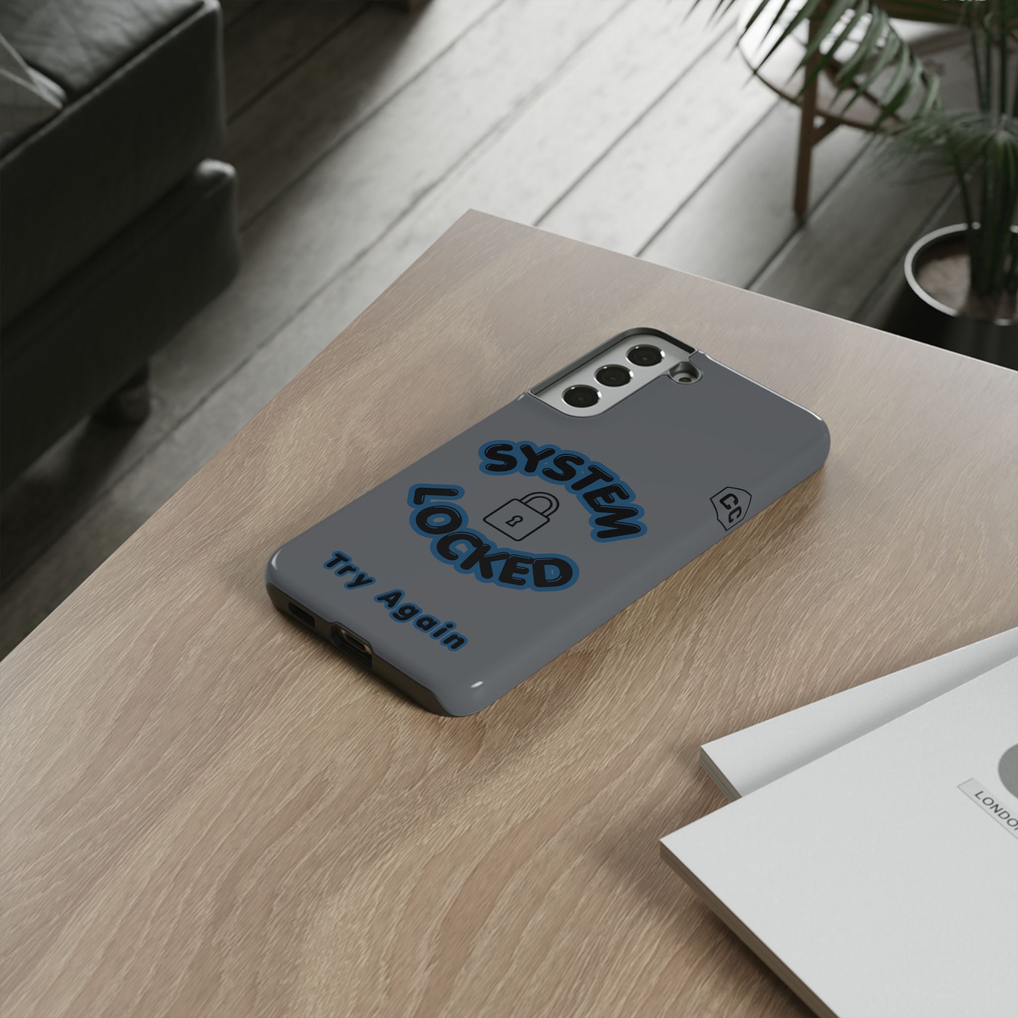 CipherCore System Locked Dual-Layer Phone Case | Digital-Era Identity Accessory