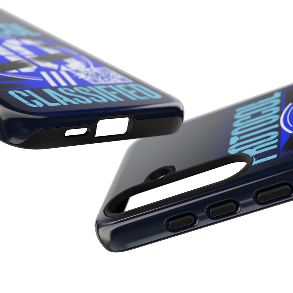 CipherCore Redacted Dual-Layer Phone Case | Digital-Era Identity Accessory