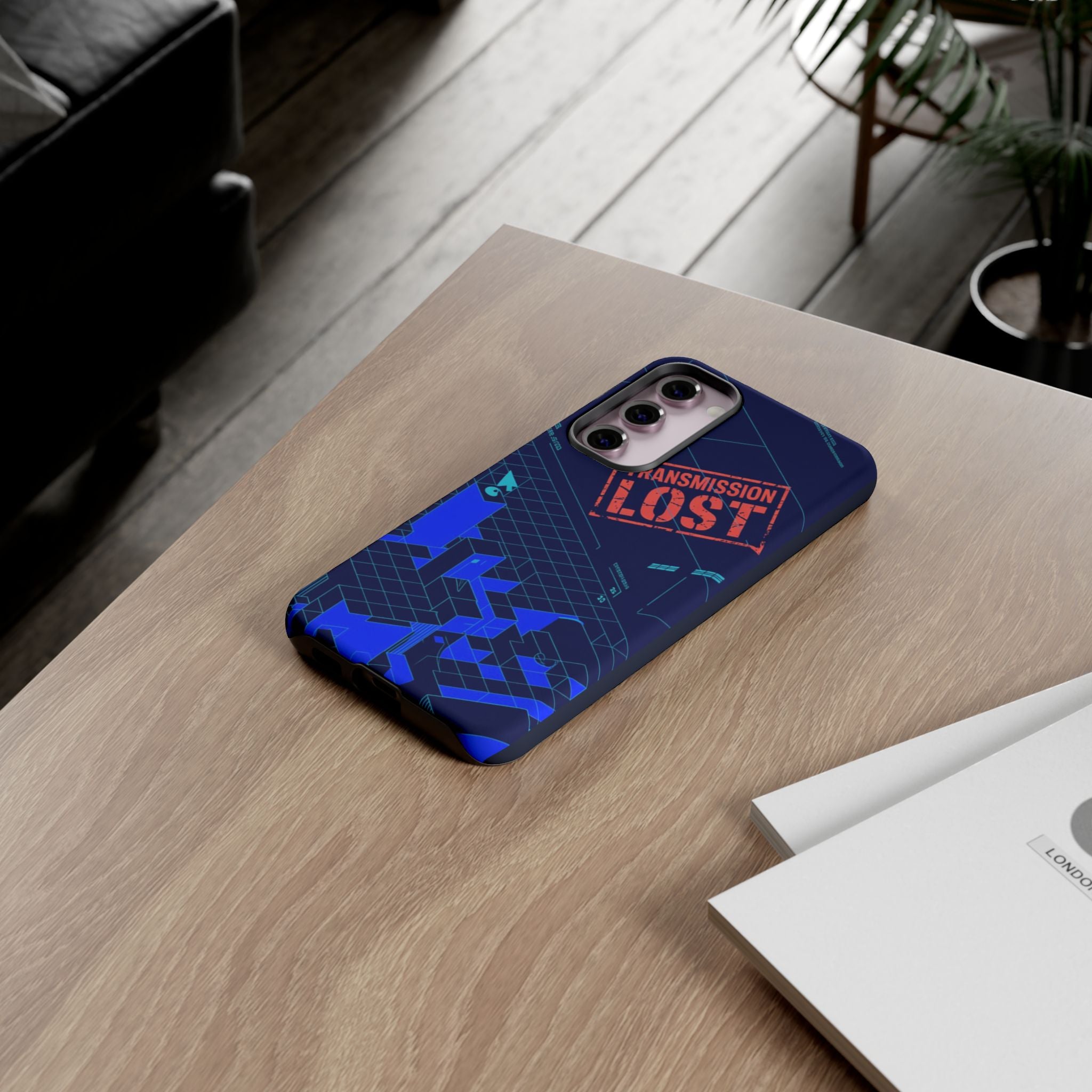 CipherCore Signal Void Flexi Phone Case | Digital-Era Identity Accessory