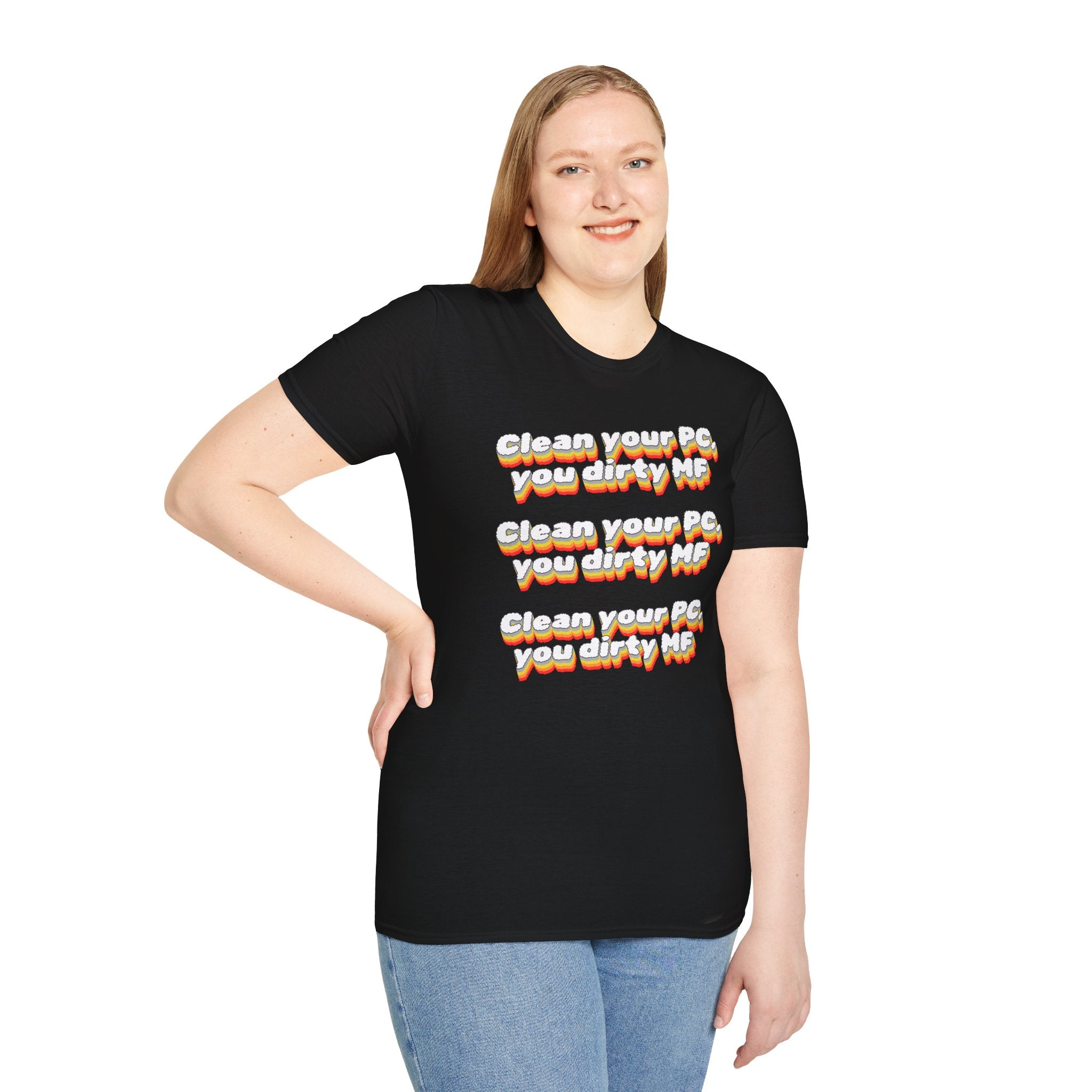 CipherCore Clean Your PC Graphic Tee | Digital-Era Identity Wear