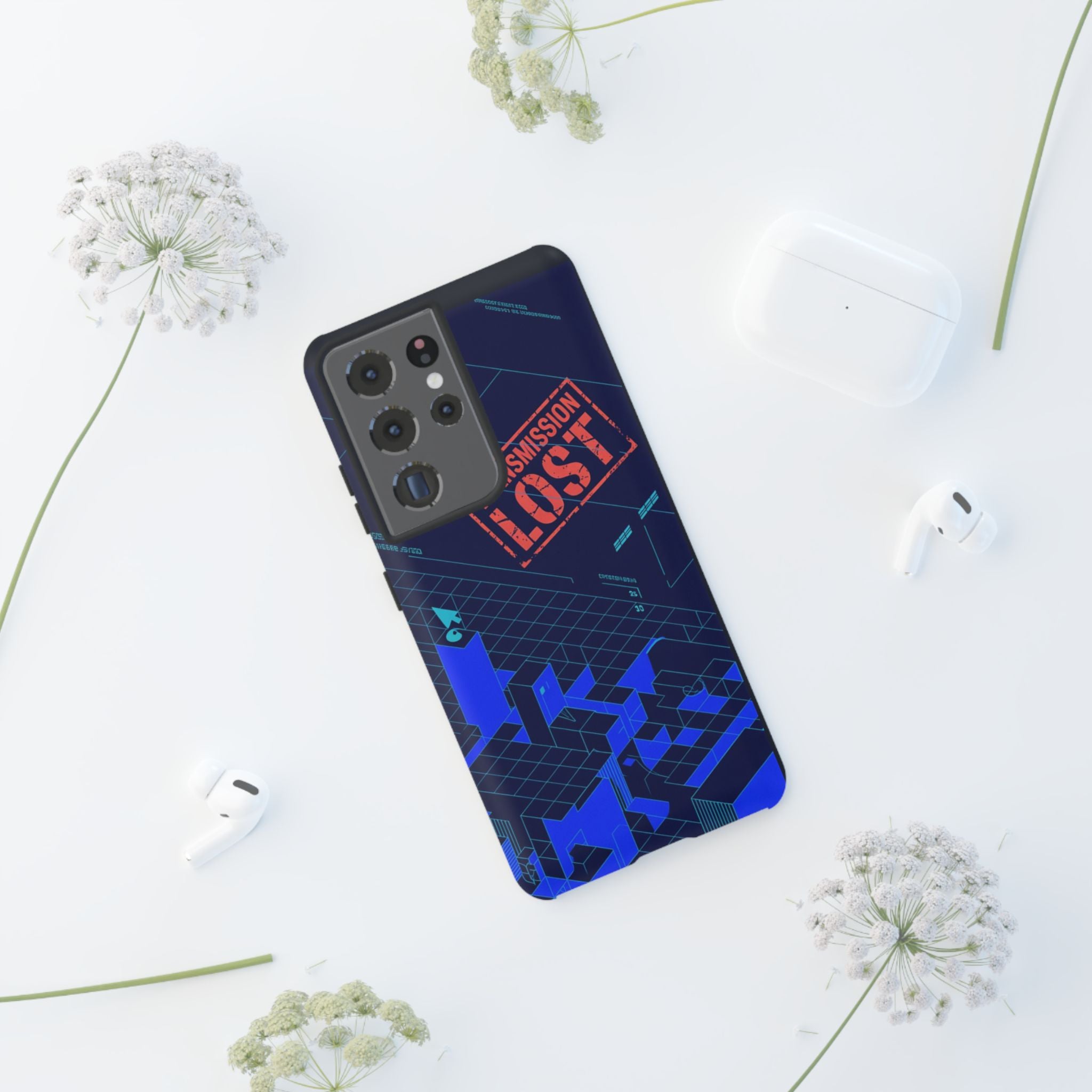 CipherCore Signal Void Flexi Phone Case | Digital-Era Identity Accessory