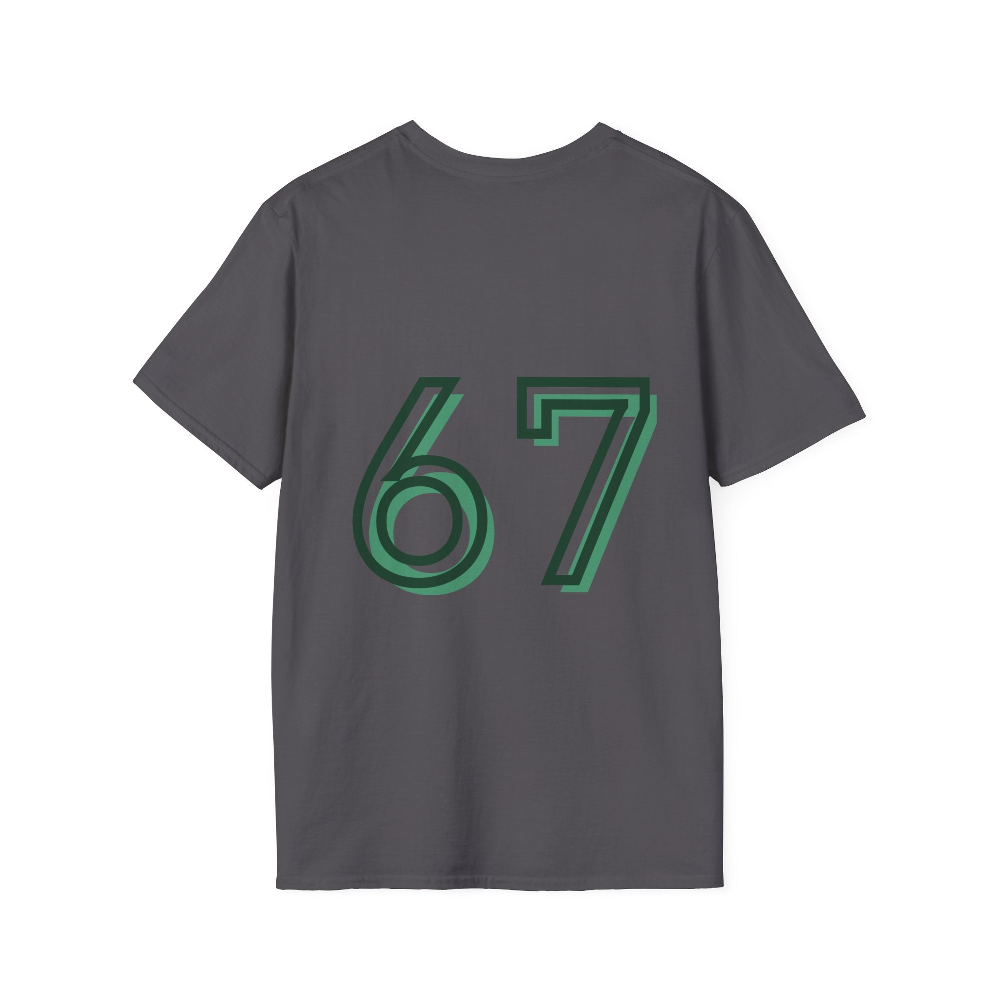 CipherCore 67 Retro Athletic Graphic Tee | Digital-Era Identity Wear