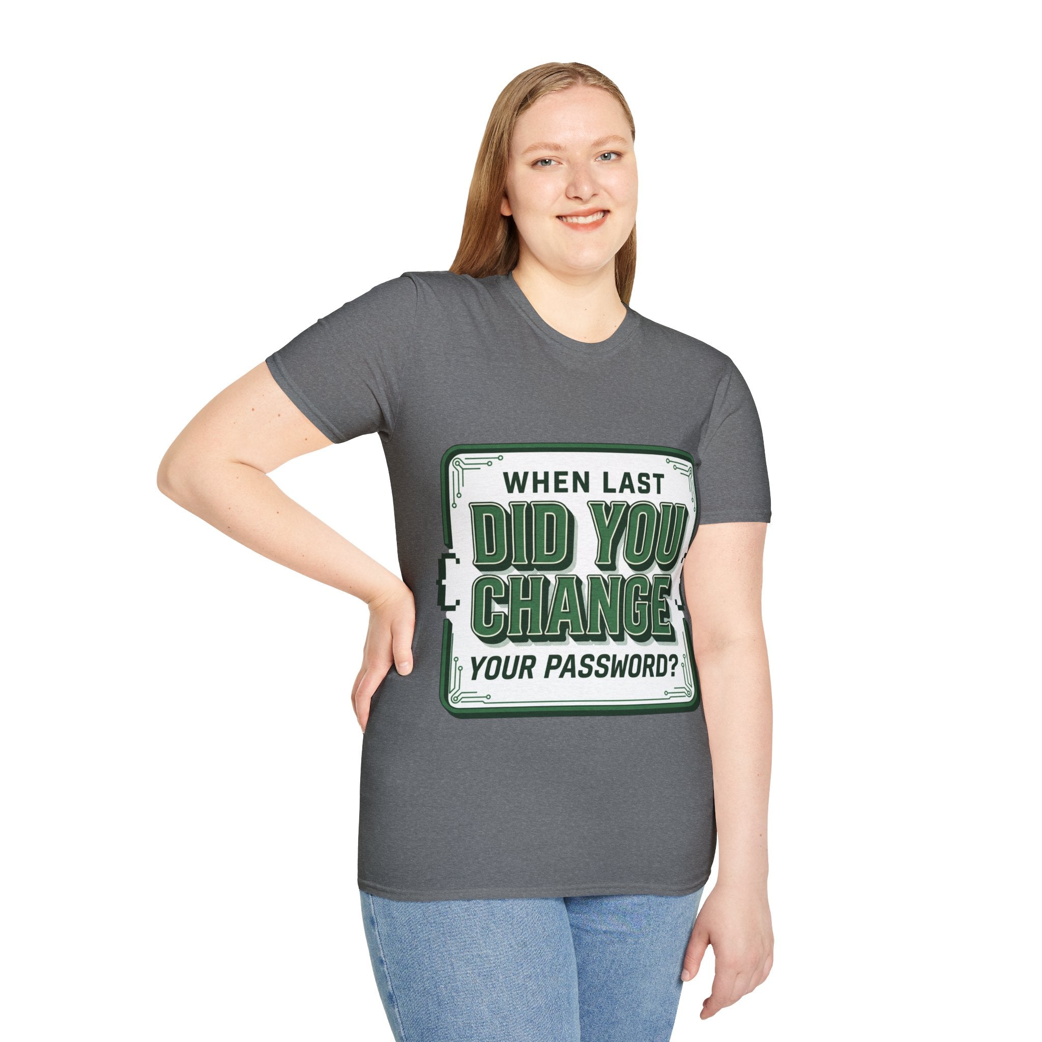 CipherCore Password Reminder Graphic Tee | Digital-Era Identity Wear