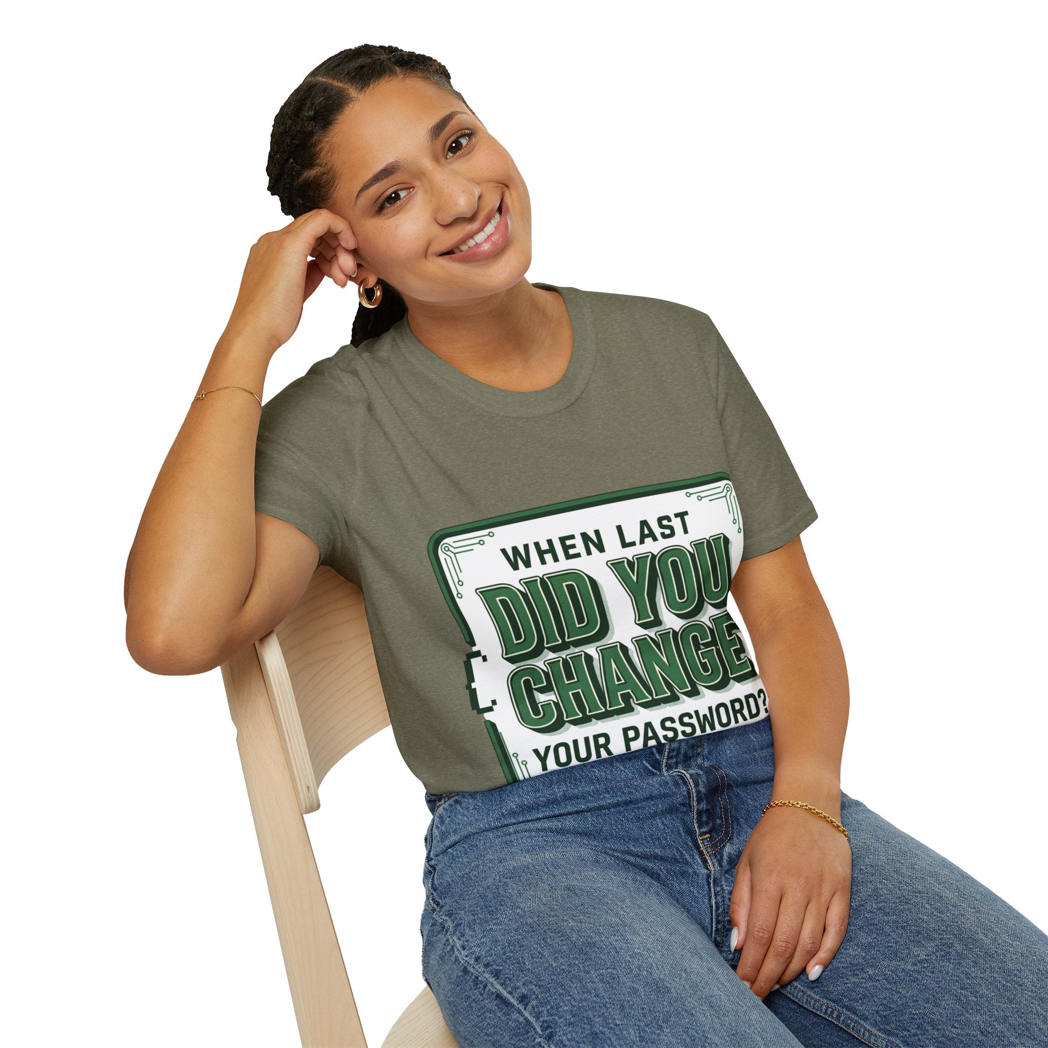 CipherCore Password Reminder Graphic Tee | Digital-Era Identity Wear