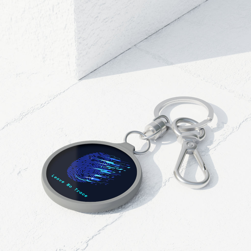 CipherCore Leave No Trace Acrylic Keyring | Cybersecurity Accessory