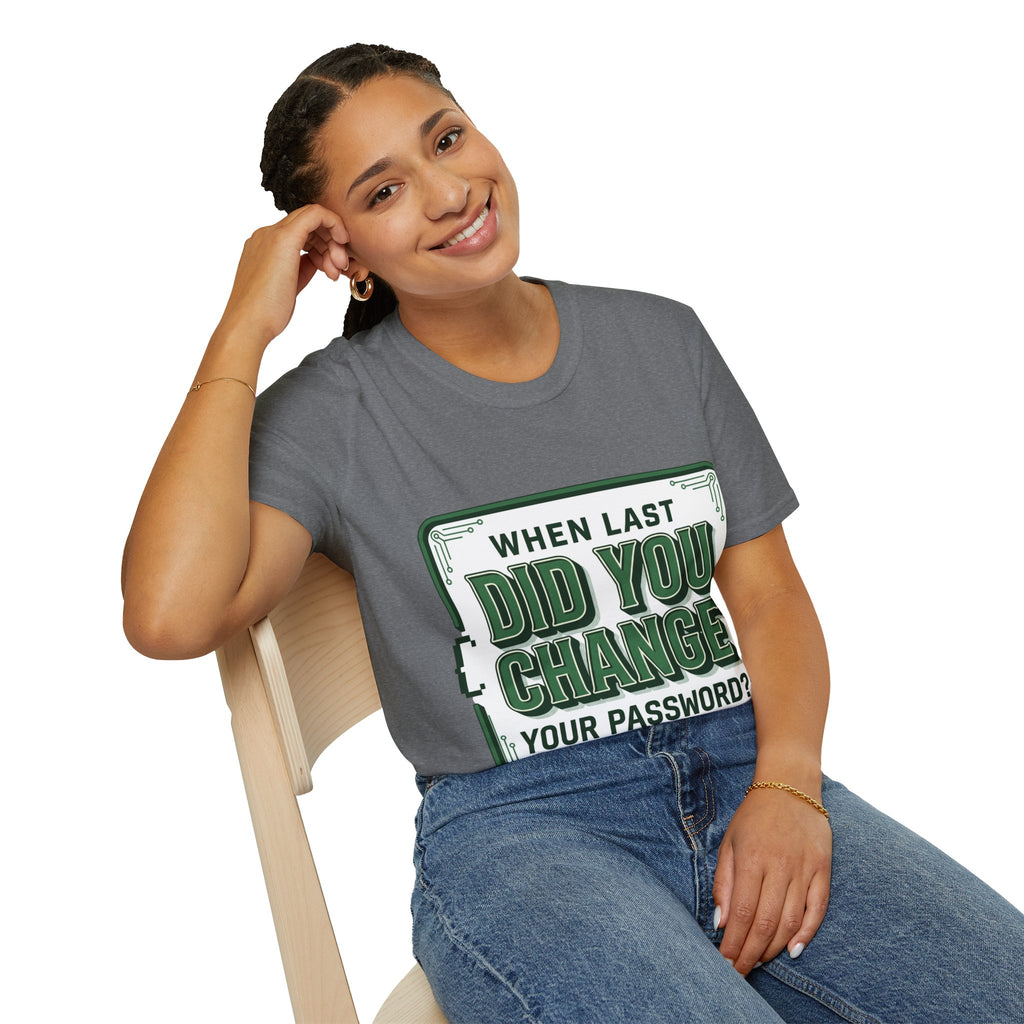 CipherCore Password Reminder Graphic Tee | Digital-Era Identity Wear