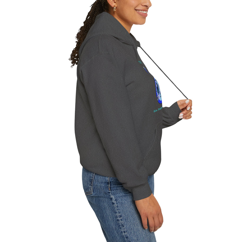 CipherCore Robot Bunny Graphic Hoodie | Digital-Era Identity Wear
