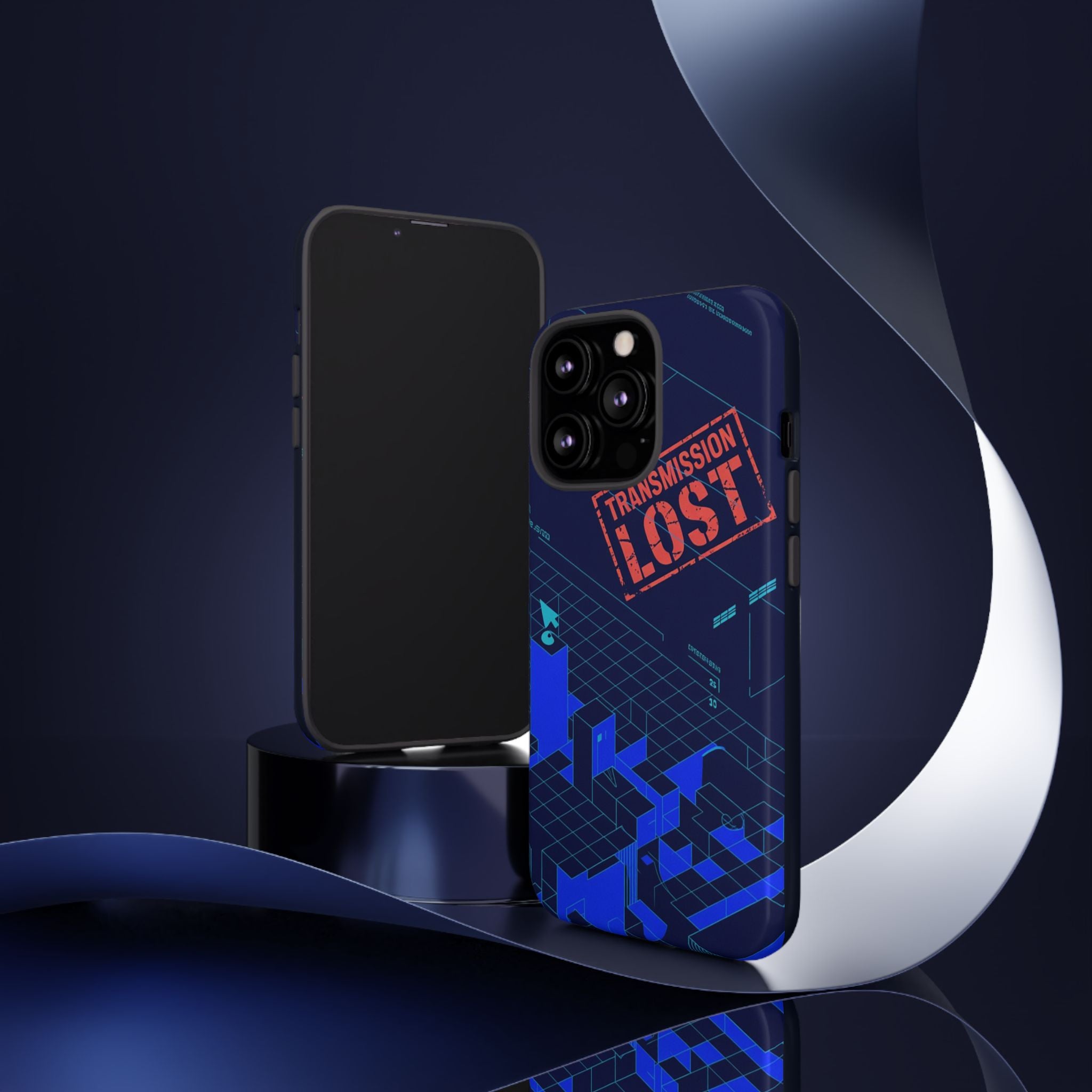 CipherCore Signal Void Flexi Phone Case | Digital-Era Identity Accessory