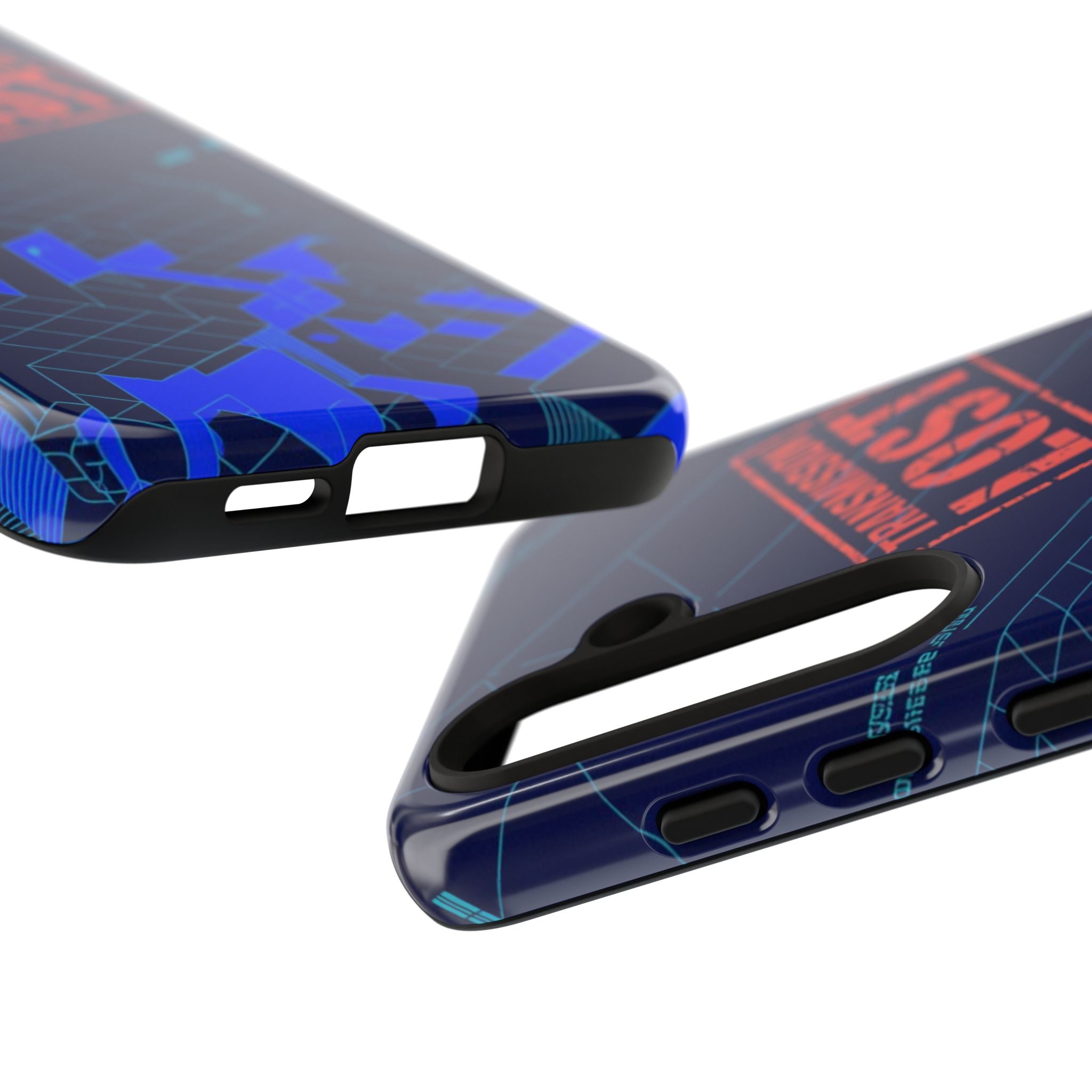 CipherCore Signal Void Flexi Phone Case | Digital-Era Identity Accessory
