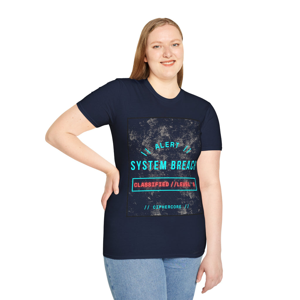 CipherCore System Breach Graphic Tee | Digital-Era Identity Wear