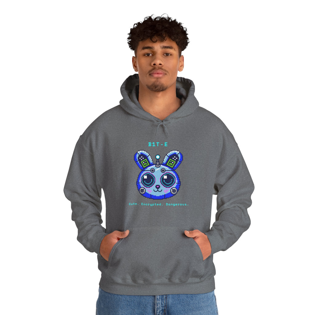 CipherCore Robot Bunny Graphic Hoodie | Digital-Era Identity Wear
