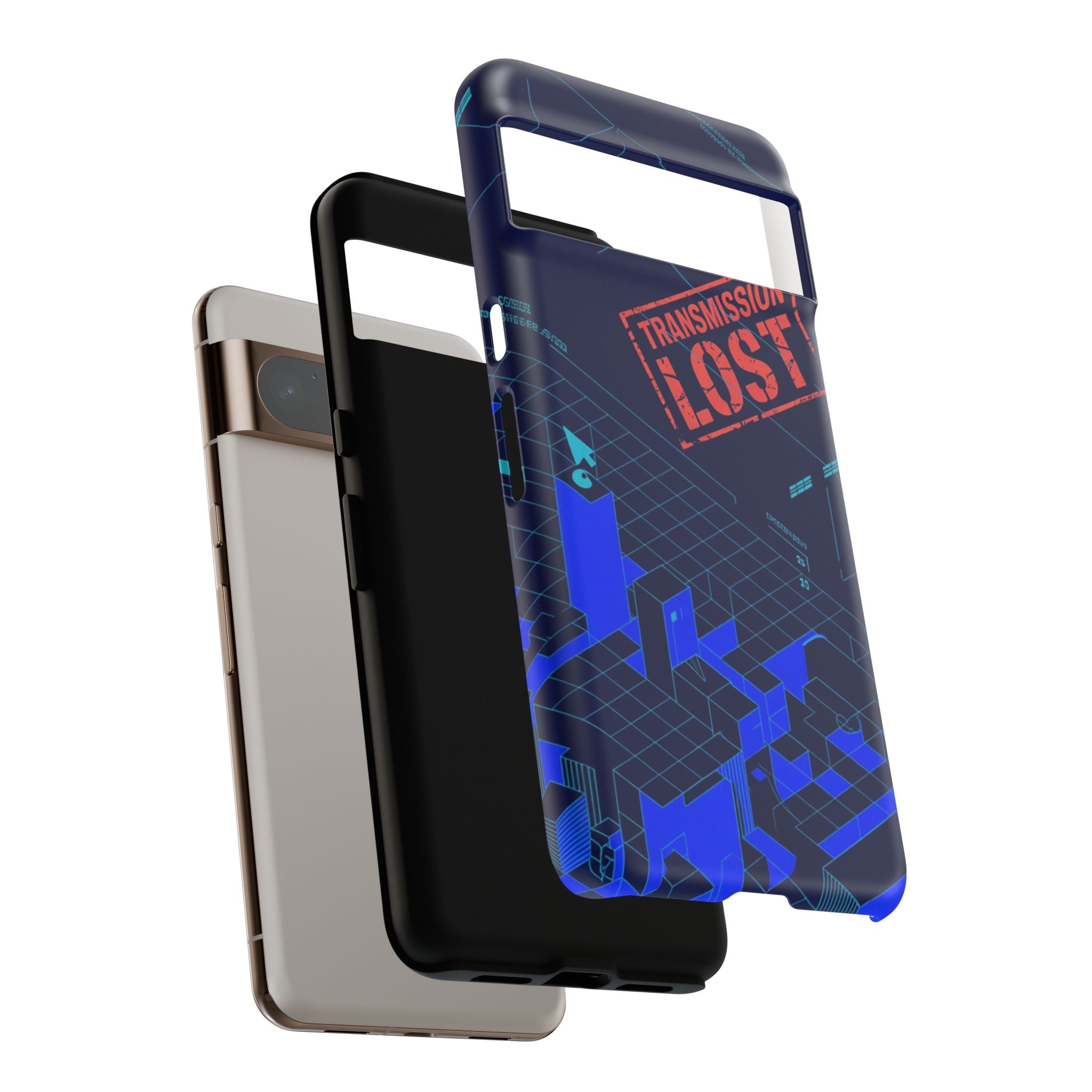 CipherCore Signal Void Flexi Phone Case | Digital-Era Identity Accessory