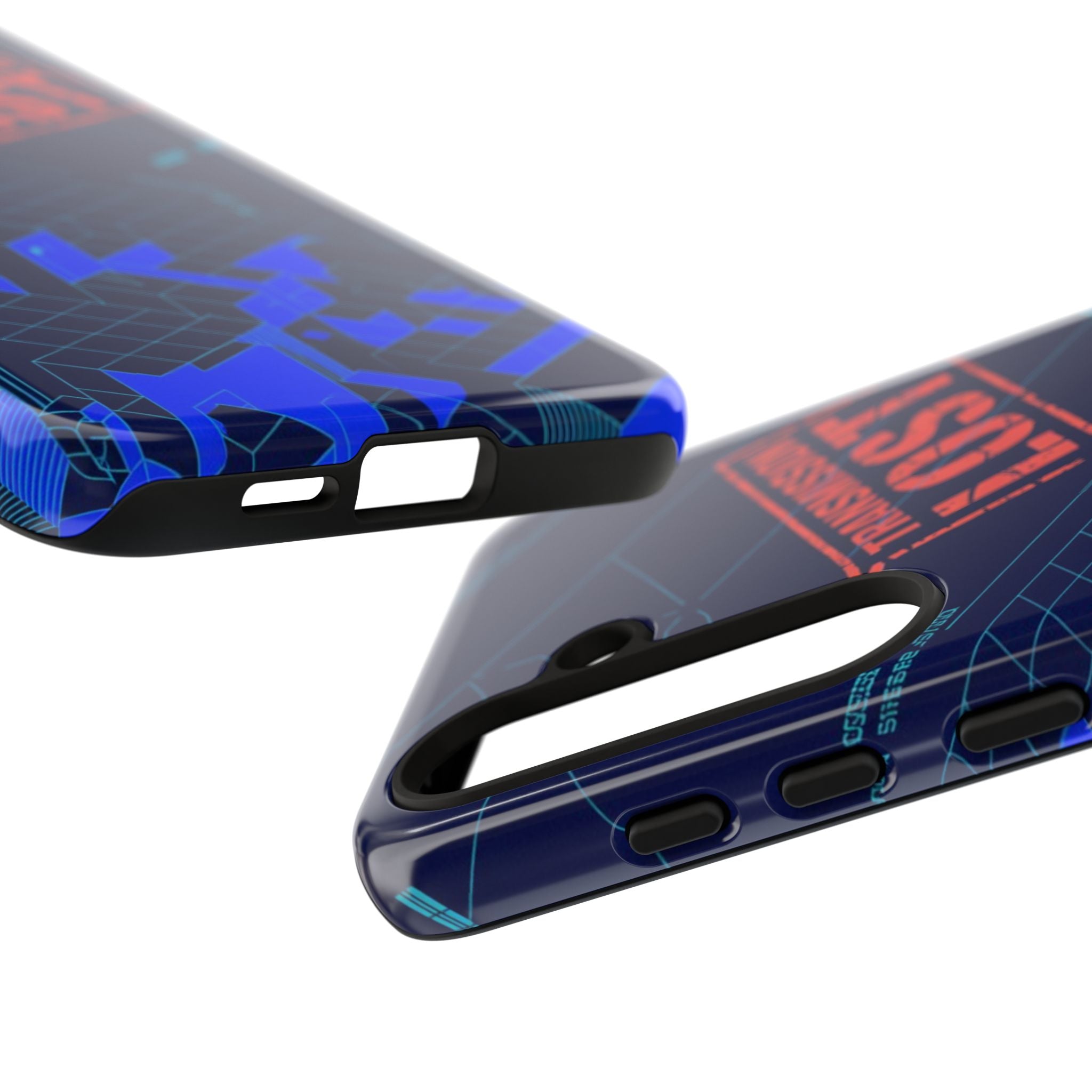 CipherCore Signal Void Flexi Phone Case | Digital-Era Identity Accessory