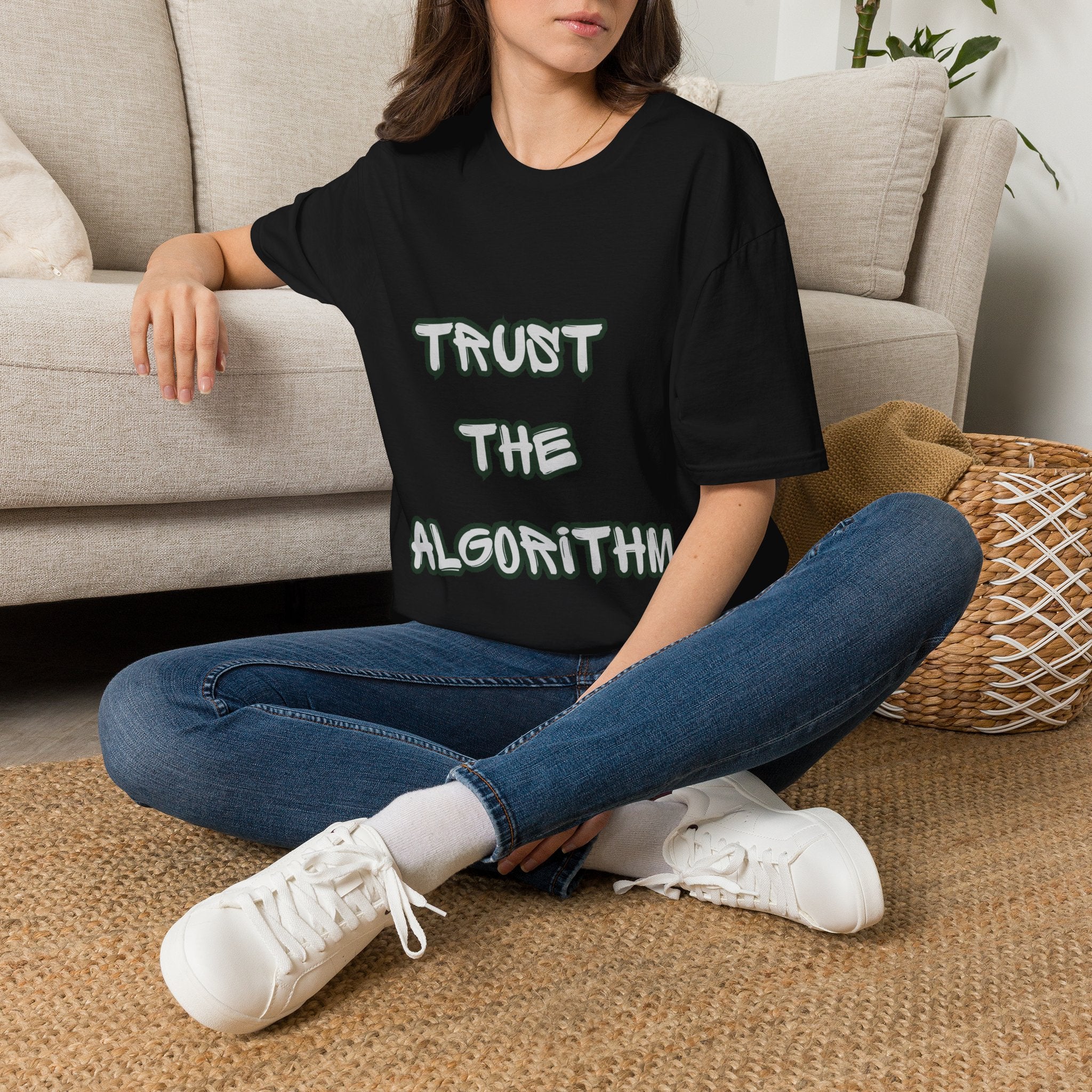 CipherCore Trust the Algorithm Graphic Tee | Digital-Era Identity Wear