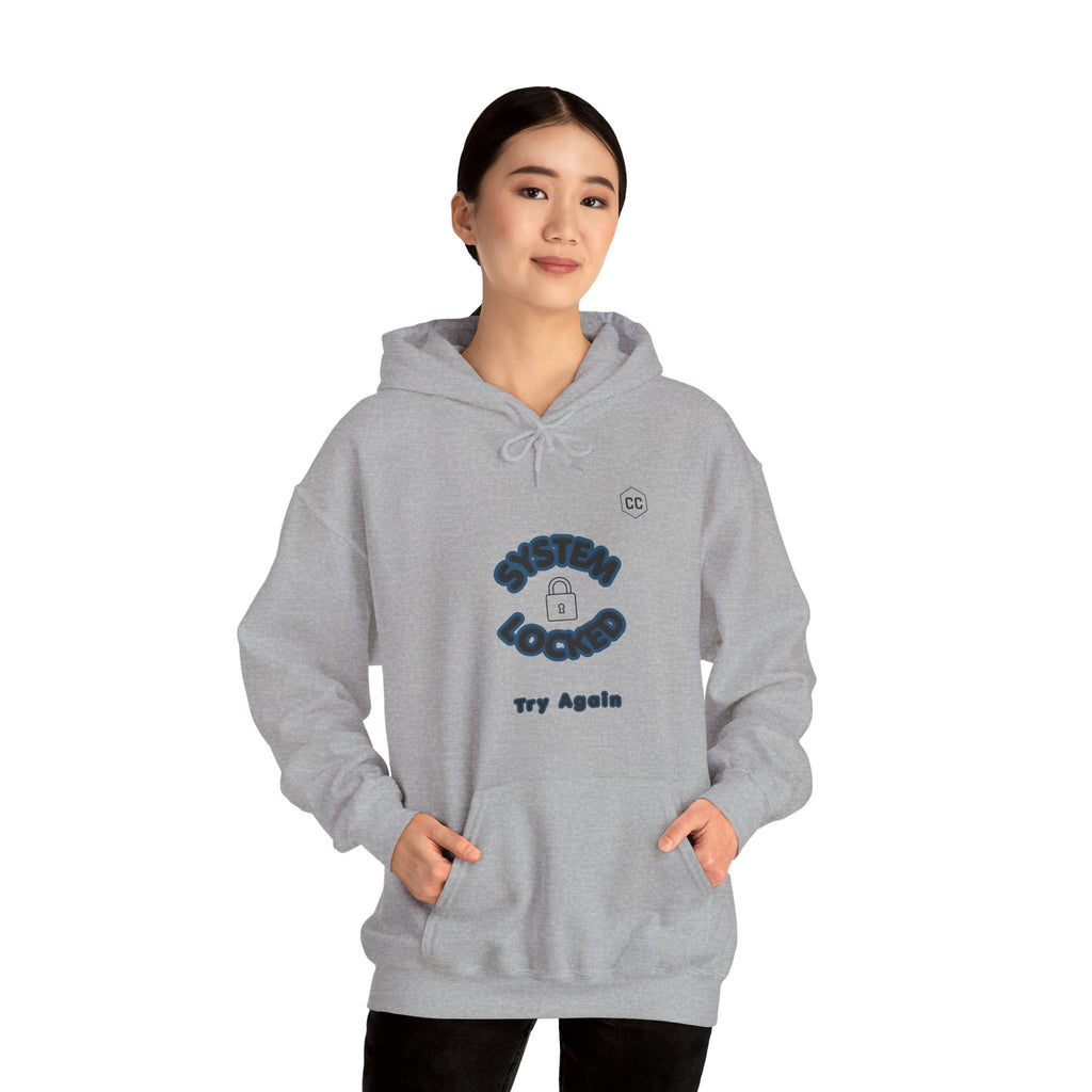 CipherCore System Locked Graphic Hoodie | Digital-Era Identity Wear
