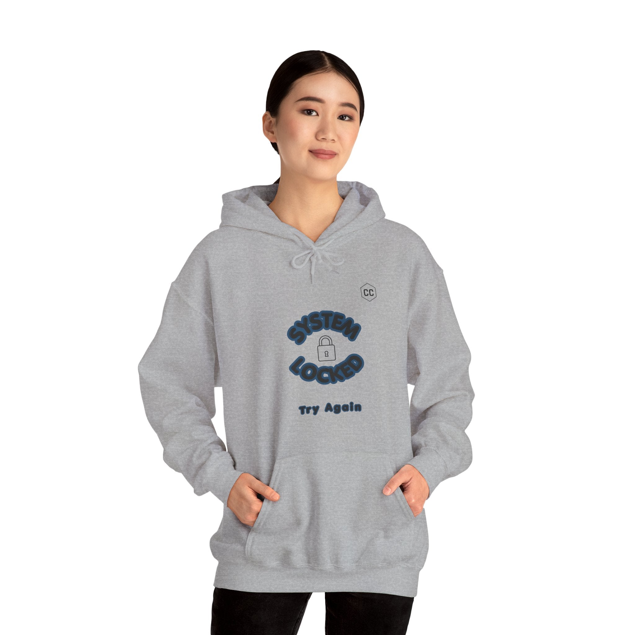 CipherCore System Locked Graphic Hoodie | Digital-Era Identity Wear