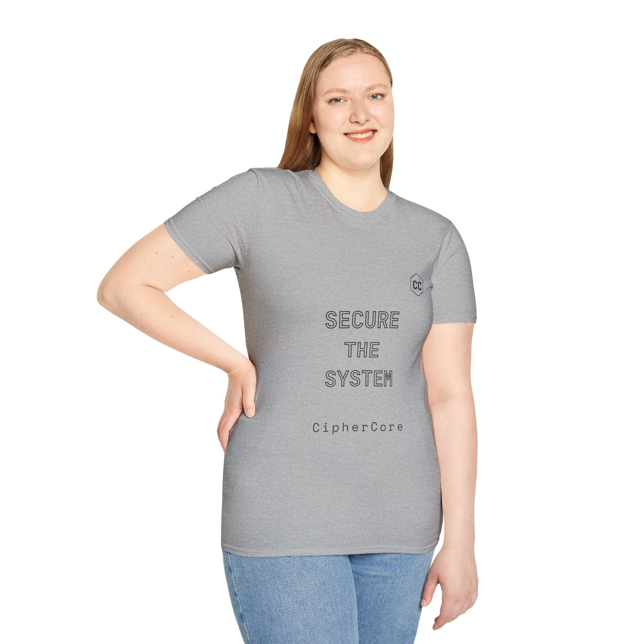 CipherCore Secure the System Graphic Tee | Digital-Era Identity Wear