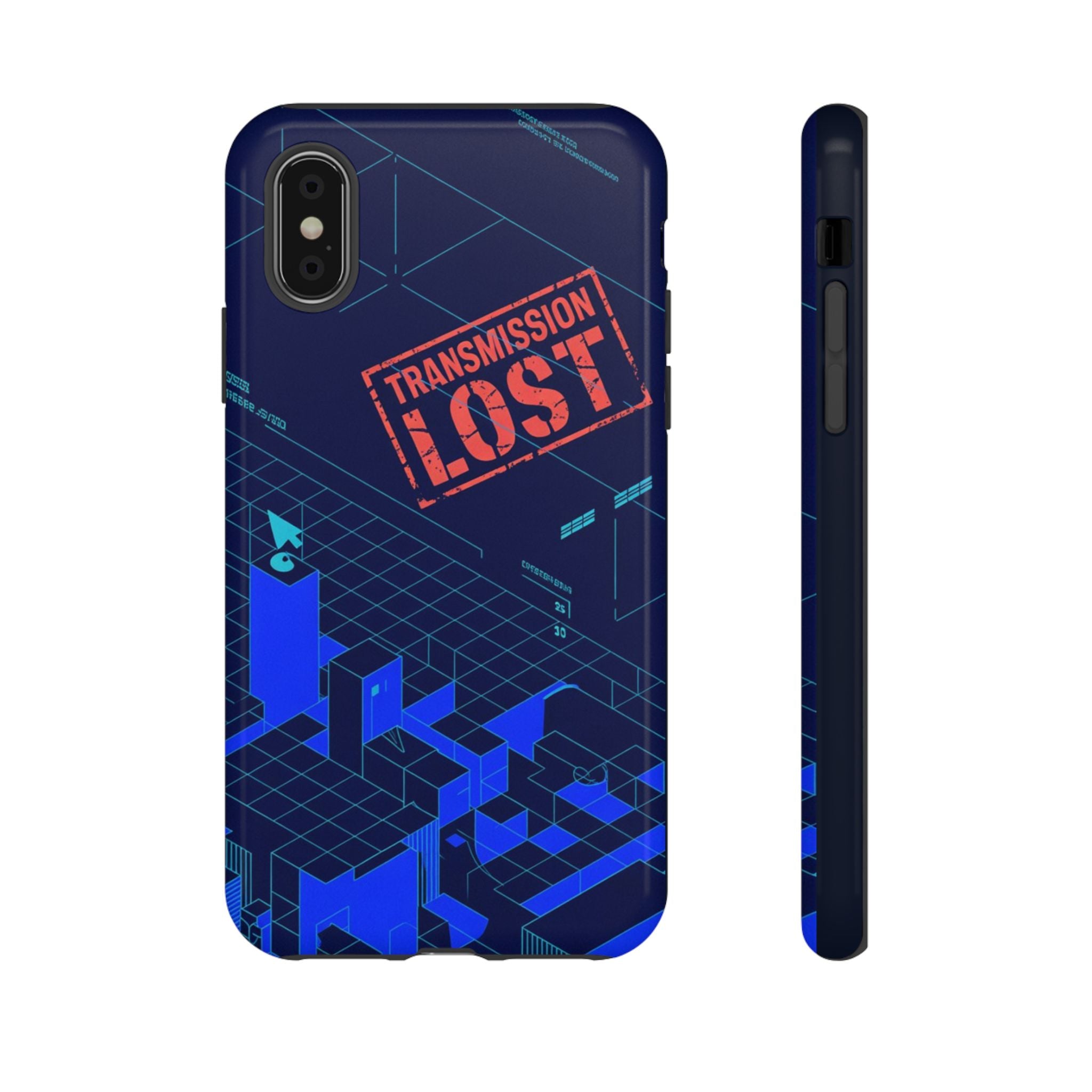 CipherCore Signal Void Flexi Phone Case | Digital-Era Identity Accessory
