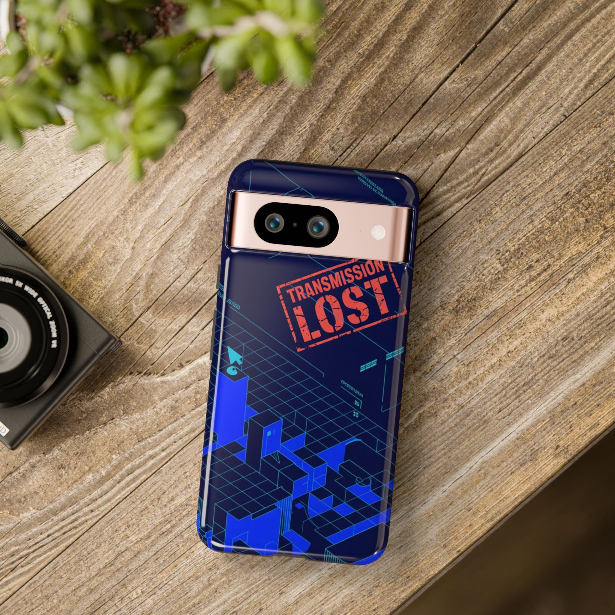 CipherCore Signal Void Flexi Phone Case | Digital-Era Identity Accessory