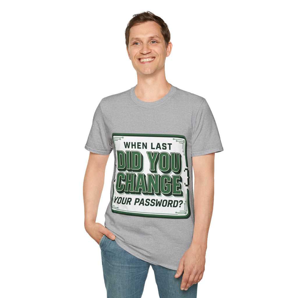 CipherCore Password Reminder Graphic Tee | Digital-Era Identity Wear