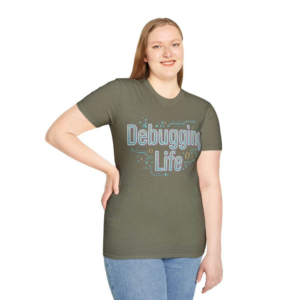 CipherCore Debugging Life Graphic Tee | Digital-Era Identity Wear