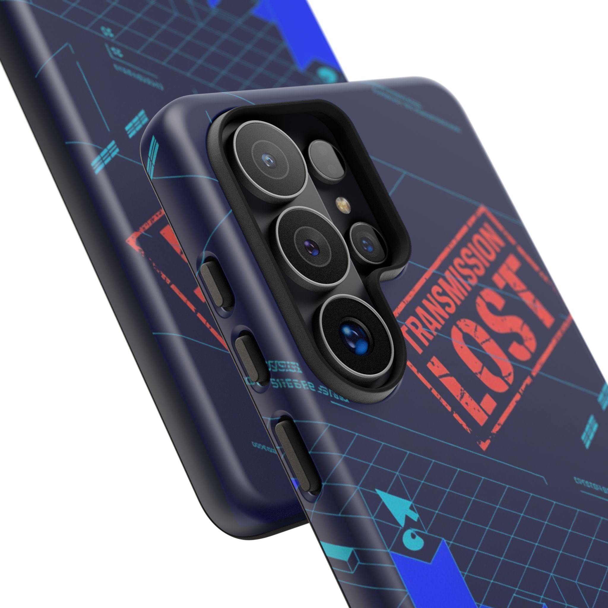 CipherCore Signal Void Flexi Phone Case | Digital-Era Identity Accessory