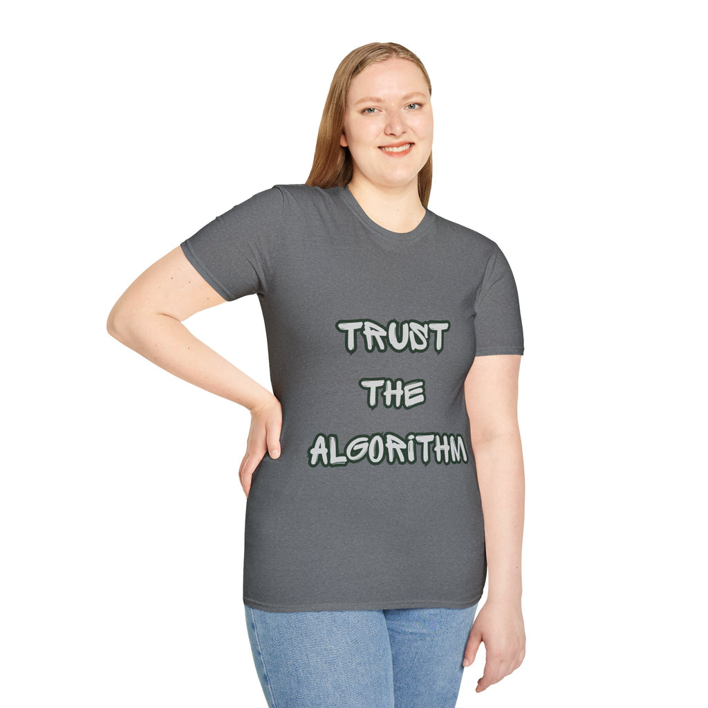 CipherCore Trust the Algorithm Graphic Tee | Digital-Era Identity Wear