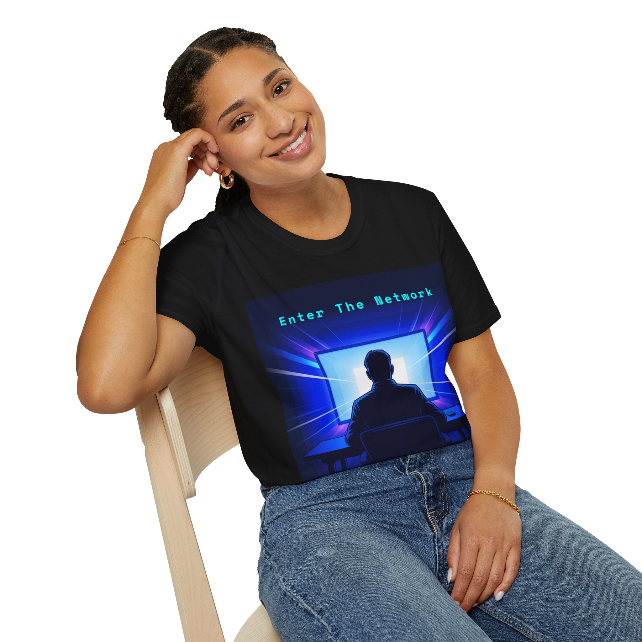 CipherCore Enter The Network Graphic Tee | Digital-Era Identity Wear