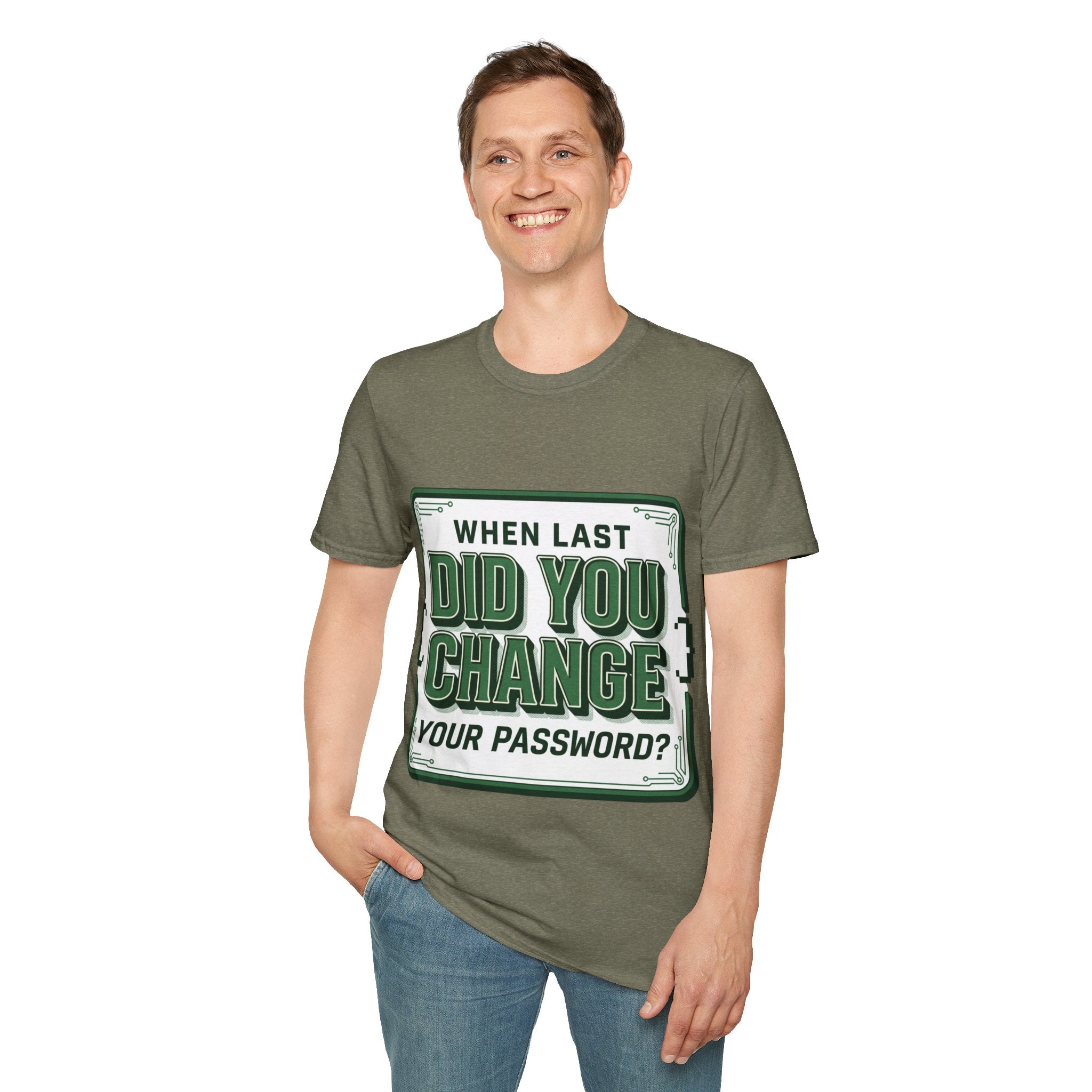 CipherCore Password Reminder Graphic Tee | Digital-Era Identity Wear