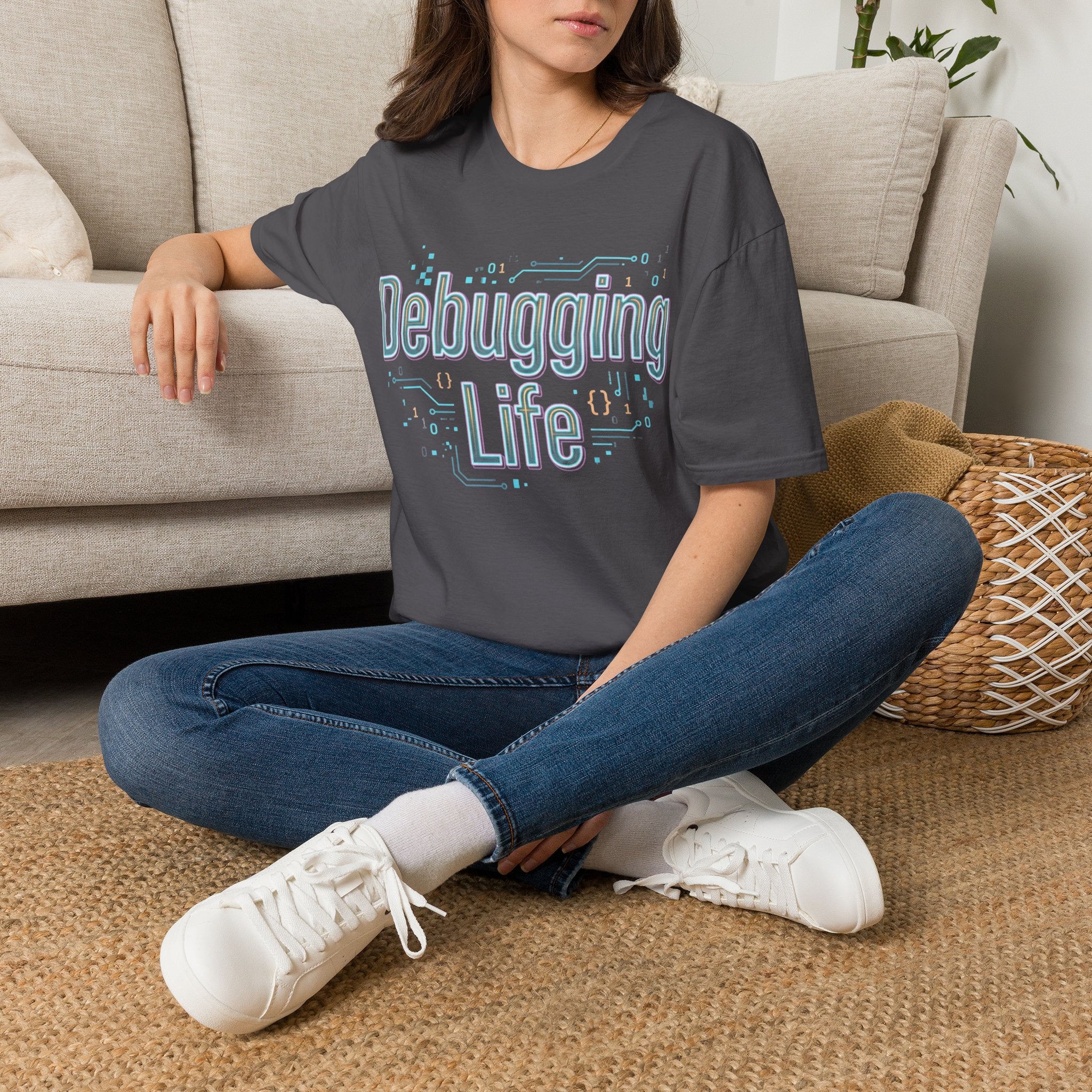 CipherCore Debugging Life Graphic Tee | Digital-Era Identity Wear