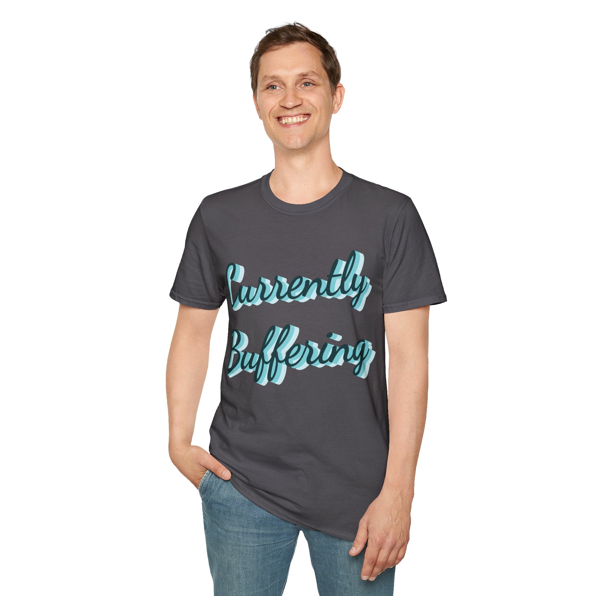 CipherCore Currently Buffering Graphic Tee | Digital-Era Identity Wear