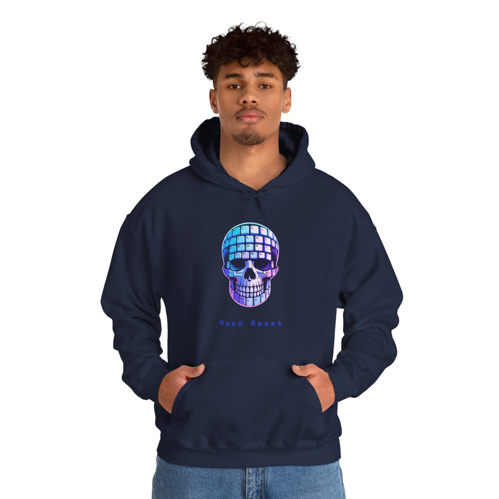 CipherCore Skull Keyboard Graphic Hoodie | Digital-Era Identity Wear