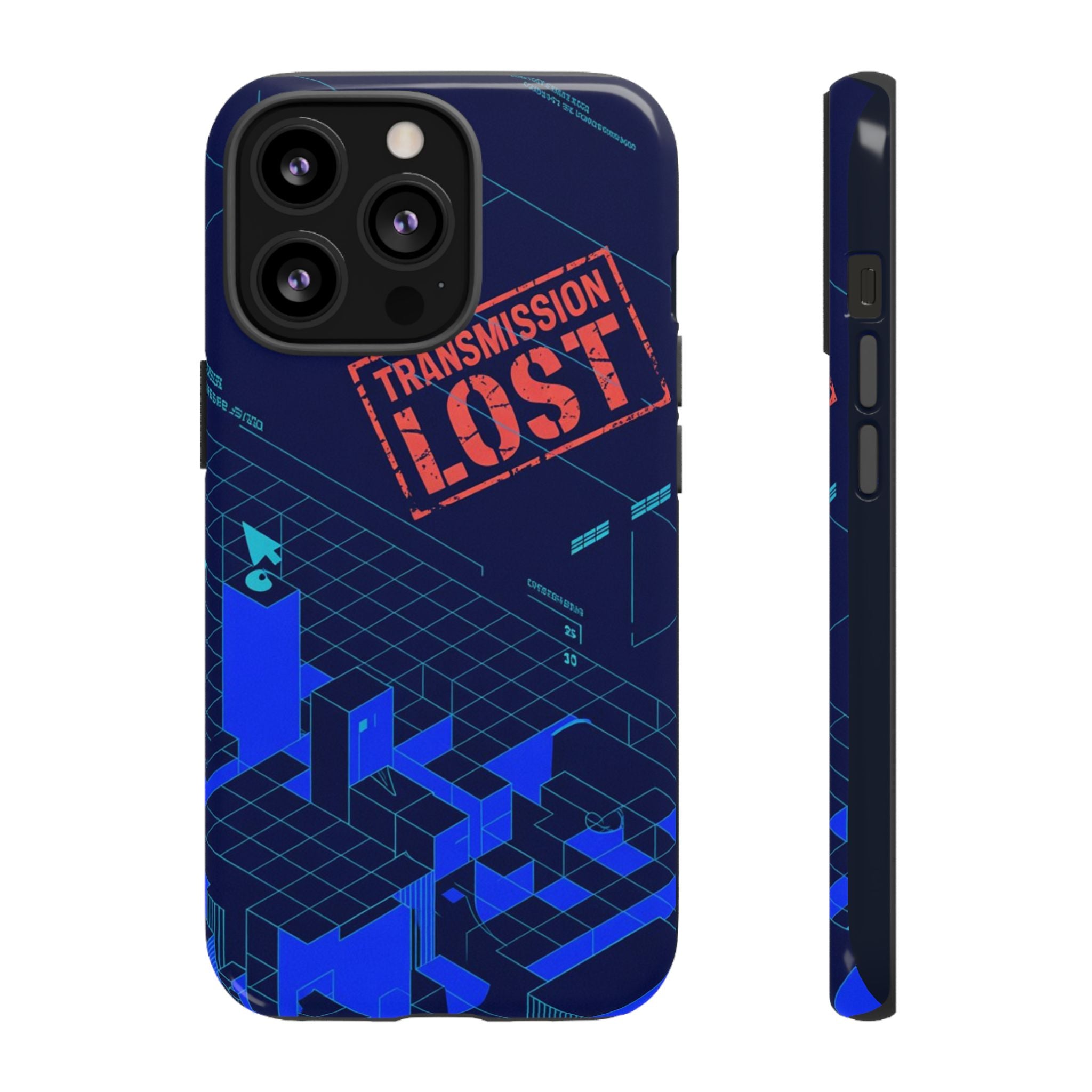 CipherCore Signal Void Flexi Phone Case | Digital-Era Identity Accessory