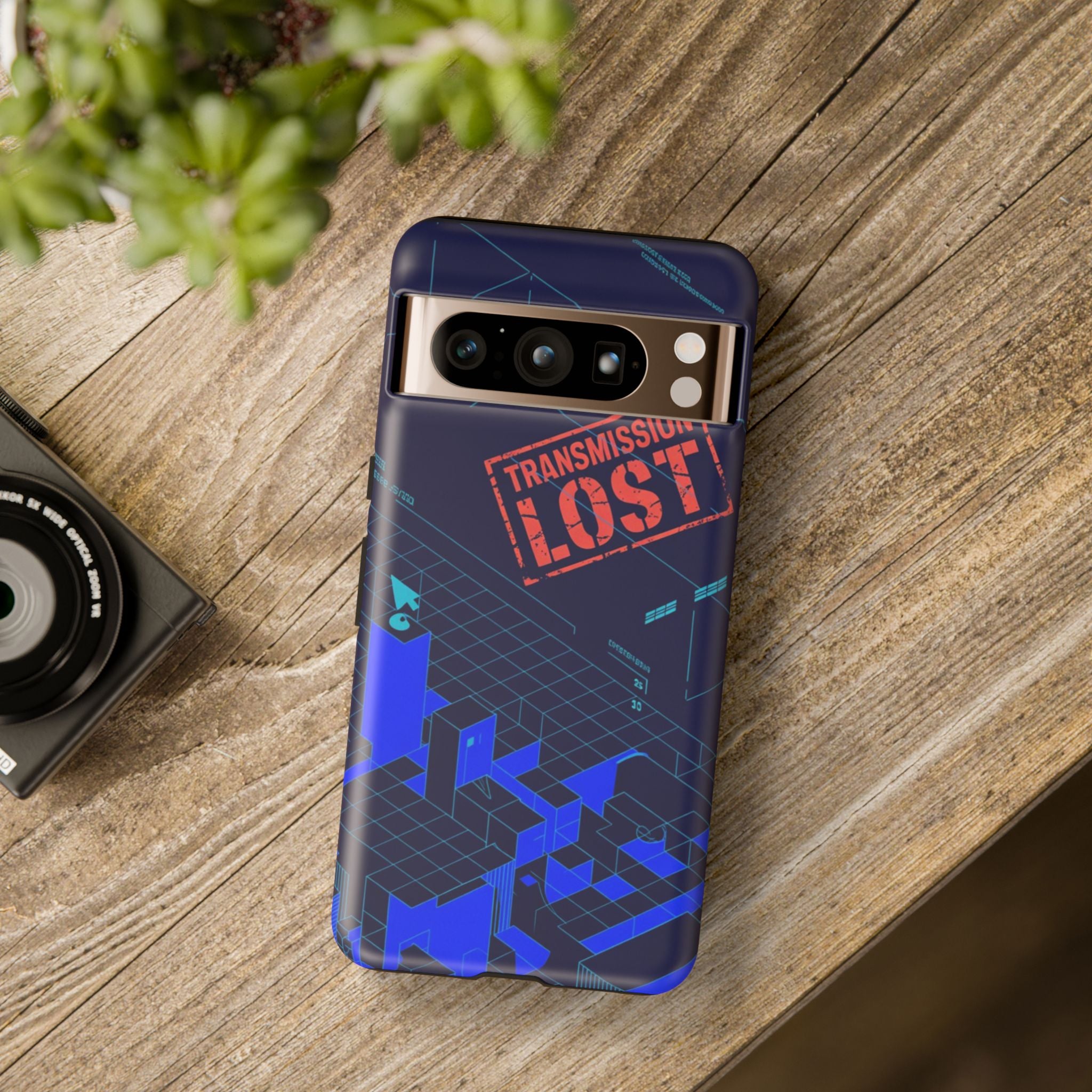 CipherCore Signal Void Flexi Phone Case | Digital-Era Identity Accessory