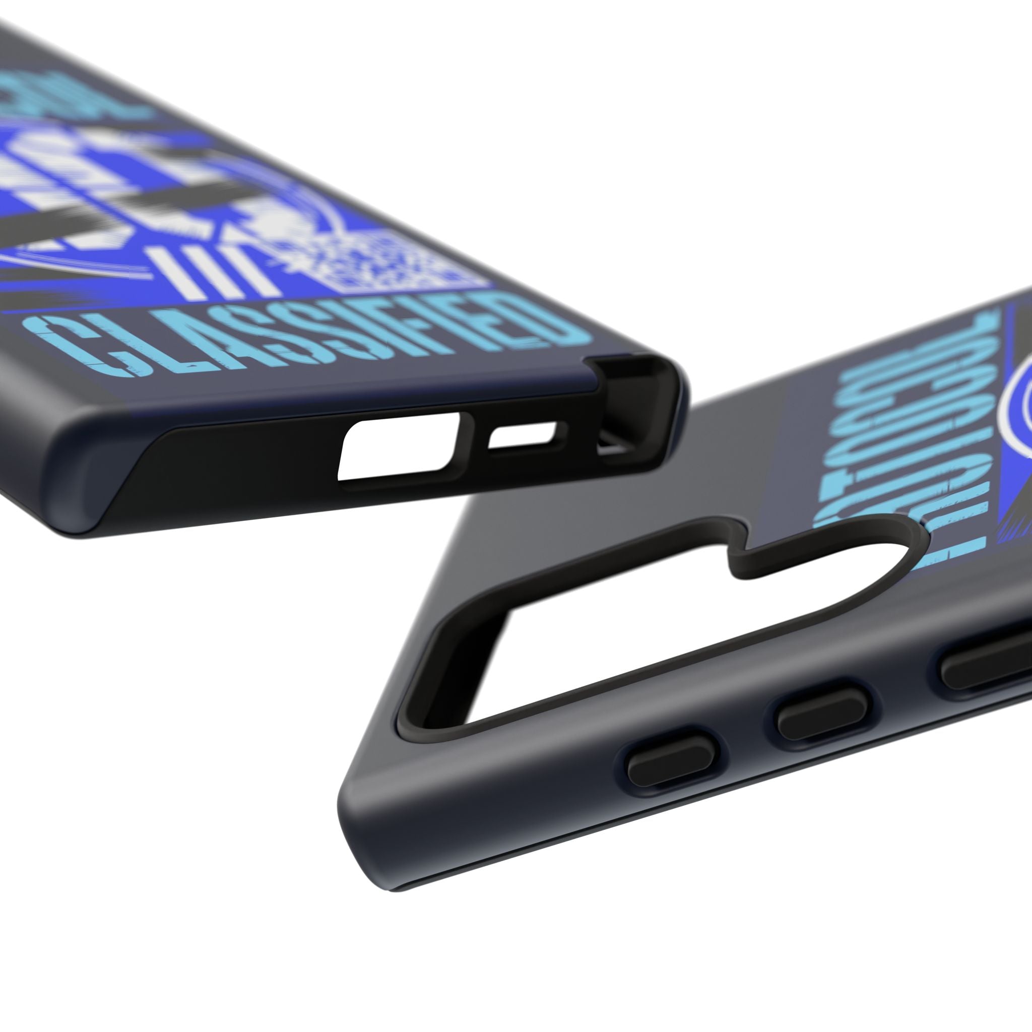 CipherCore Redacted Dual-Layer Phone Case | Digital-Era Identity Accessory