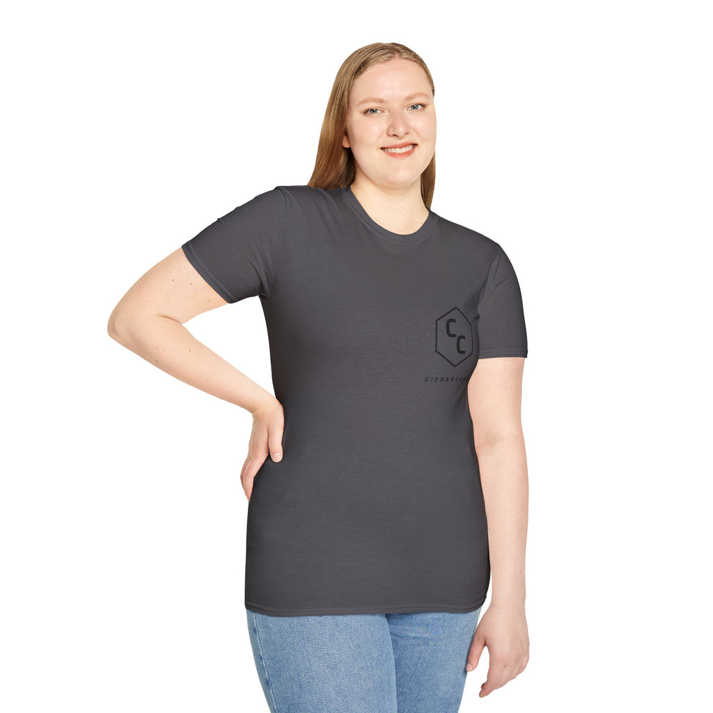 CipherCore 67 Retro Athletic Graphic Tee | Digital-Era Identity Wear